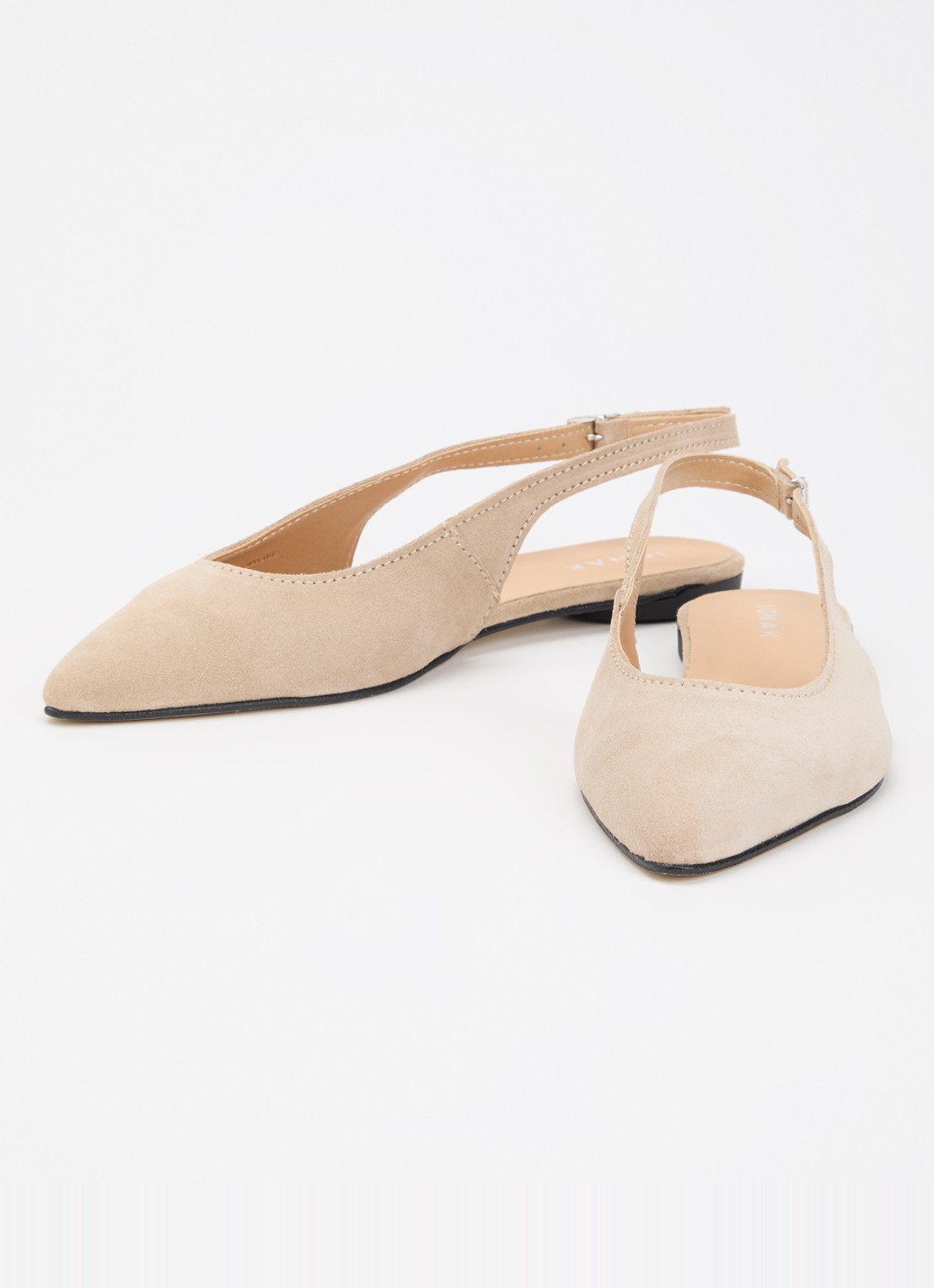 Jonak Noa slingback van leer  - detail 3 camel