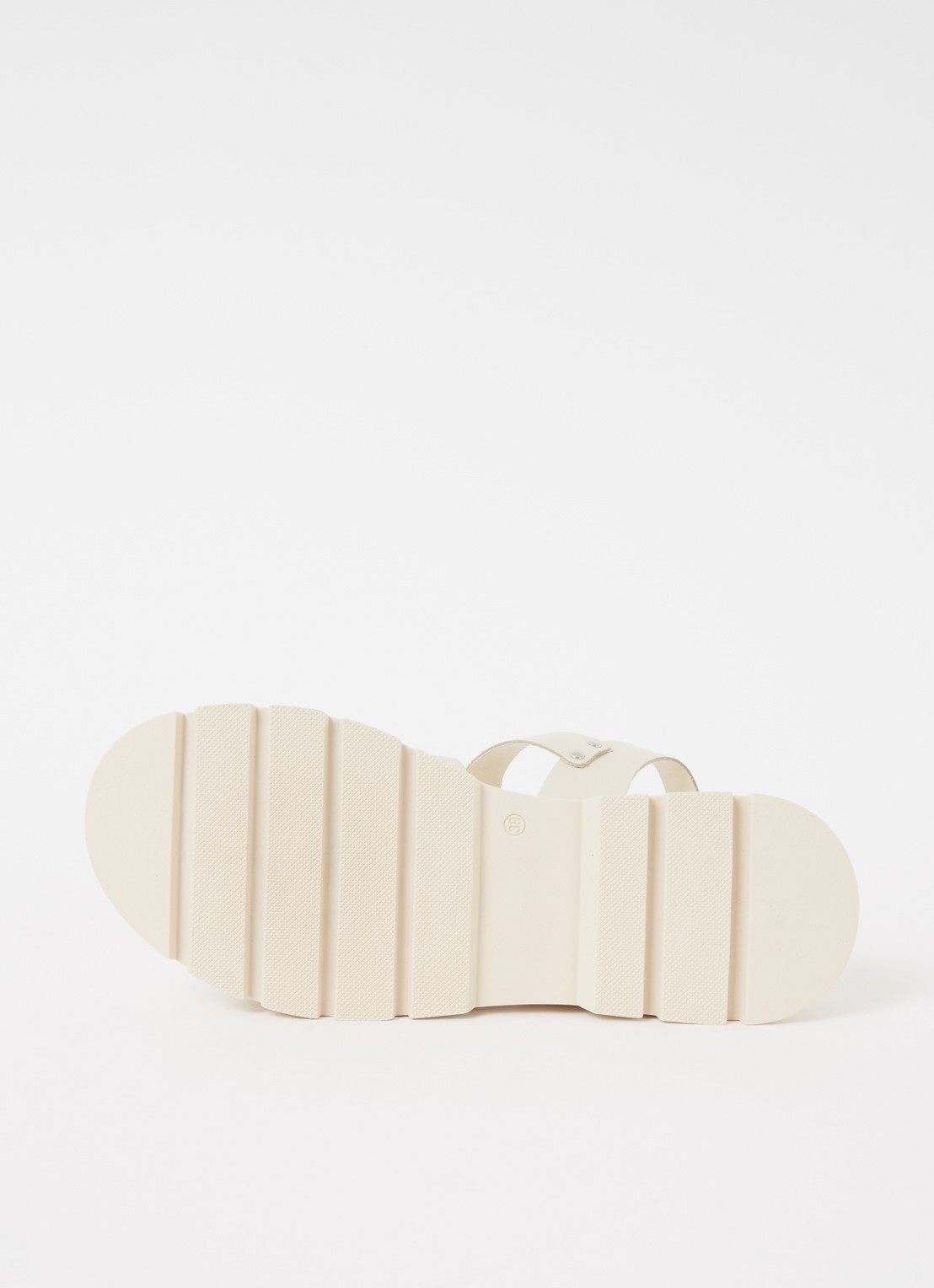 Jonak Priame sandaal van leer - detail 4 gebroken wit