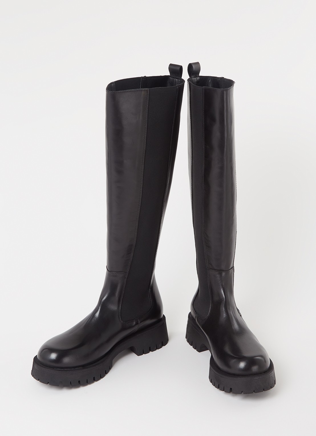 Jonak Rebel chelsea boot van leer - detail 4 zwart