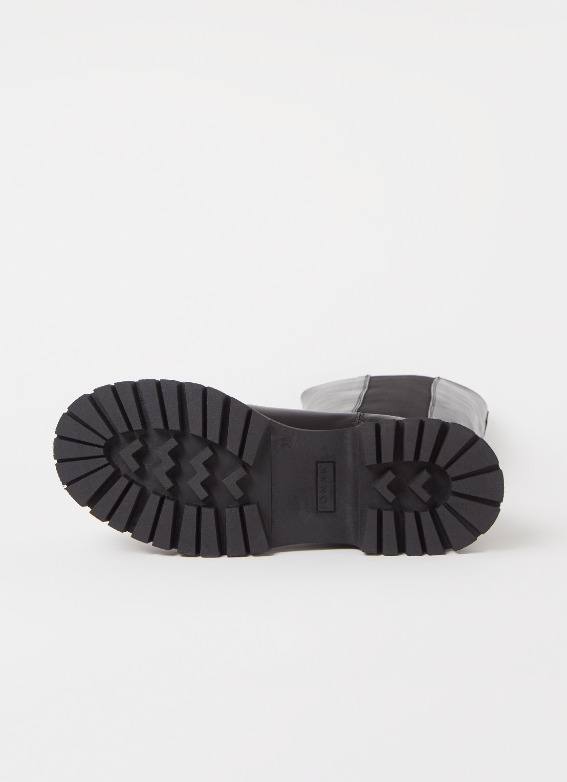 Jonak Rebel chelsea boot van leer - detail 6 zwart