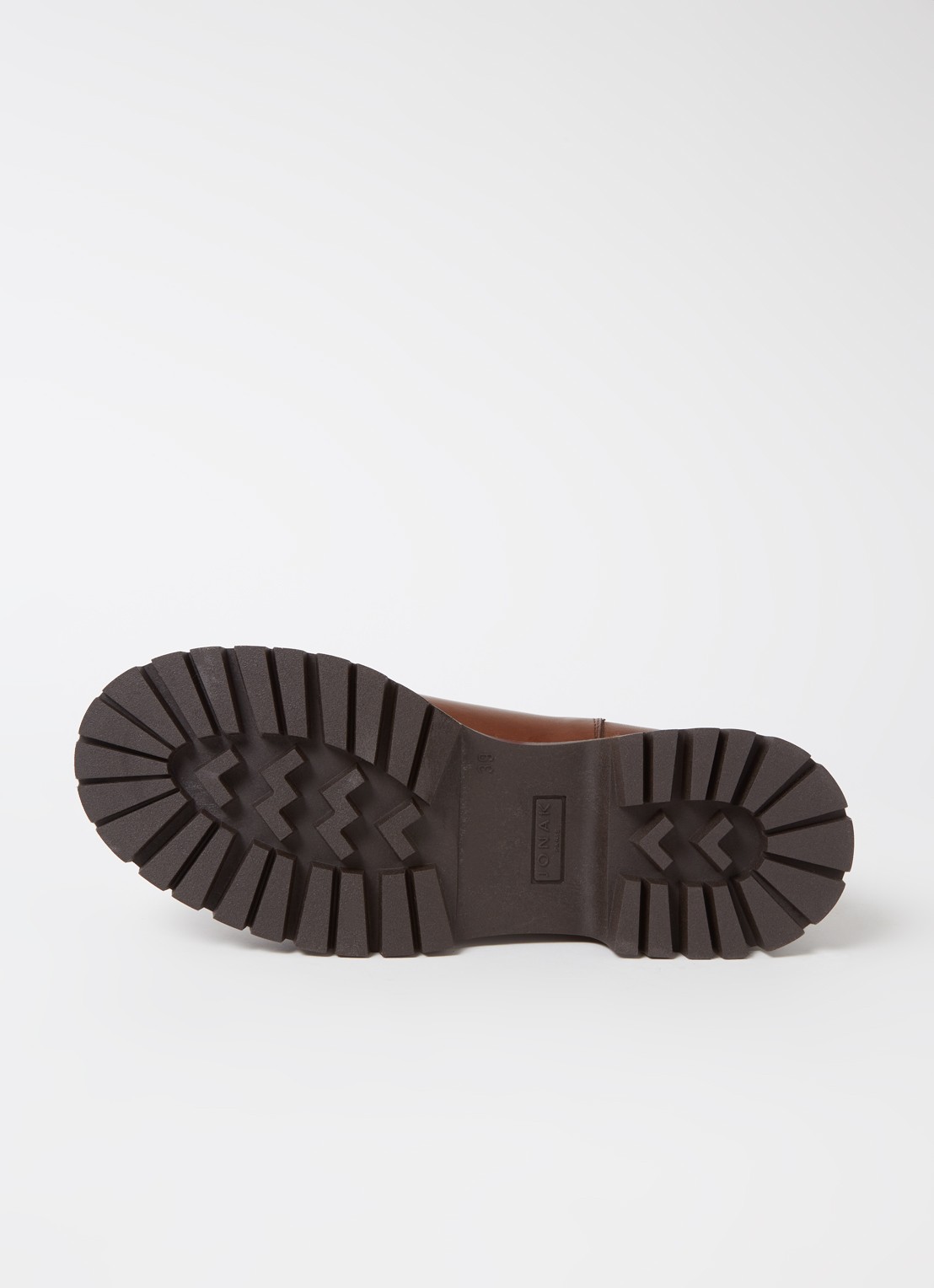 Jonak Ridle chelsea boot van leer  - detail 3 bruin