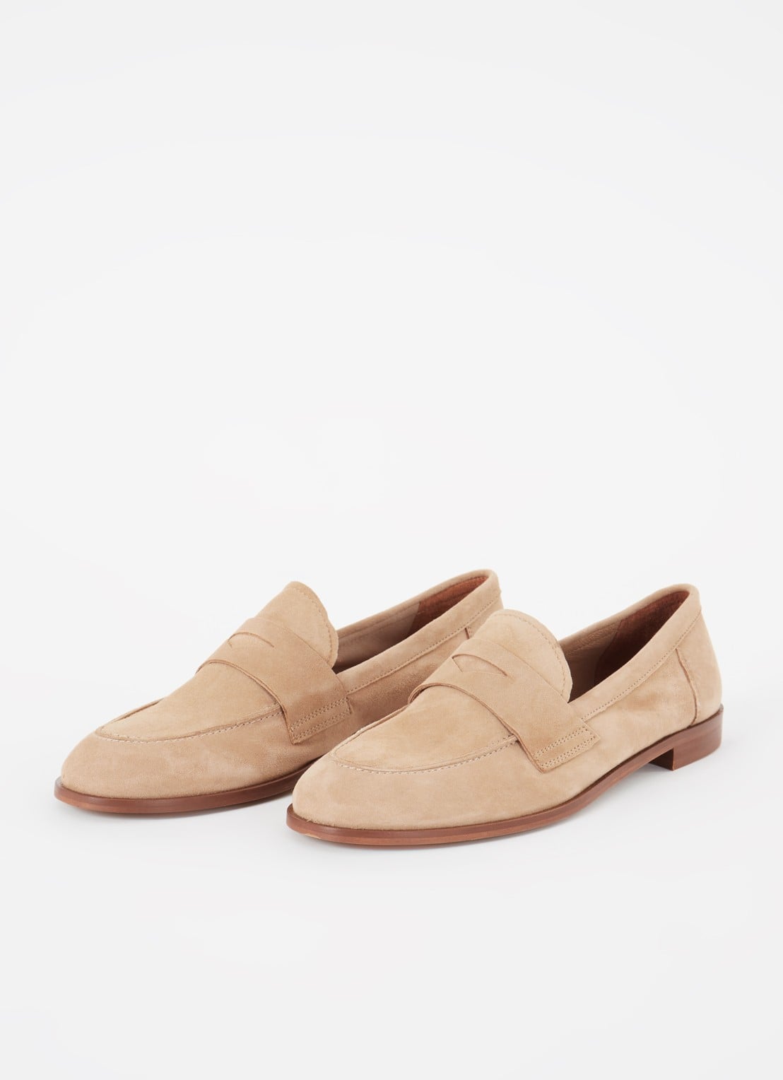 Jonak Thelma loafer van geitensuède - detail 4 camel