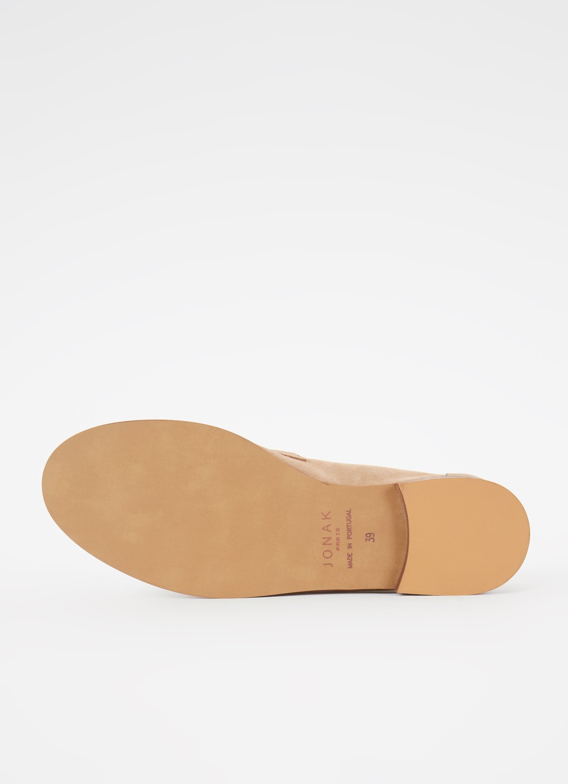 Jonak Thelma loafer van geitensuède - detail 6 camel
