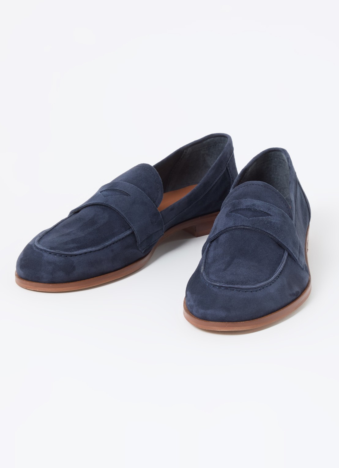 Jonak Thelma loafer van geitensuède - detail 3 indigo
