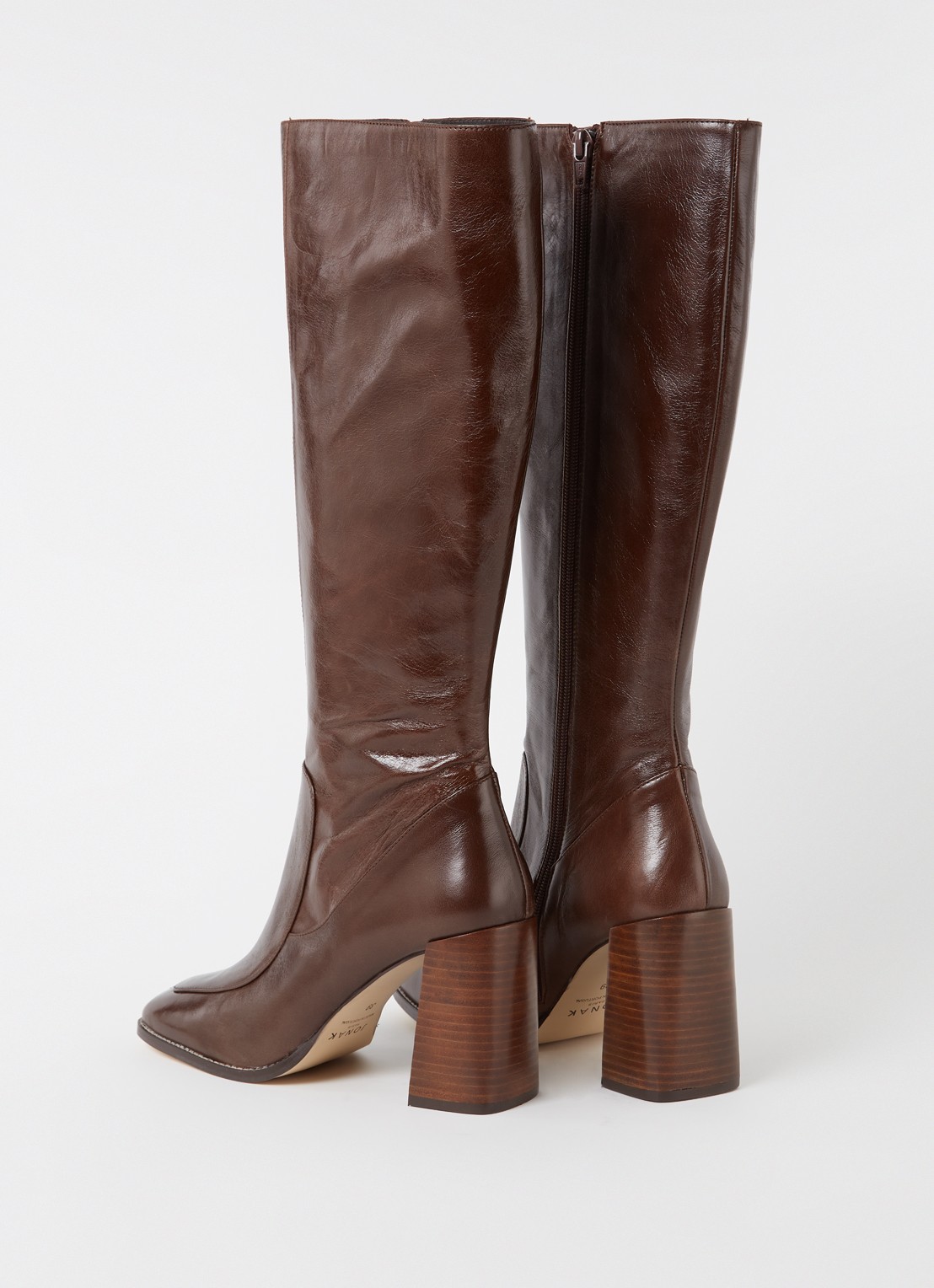 Jonak Vaubane laars van leer  - detail 2 bruin