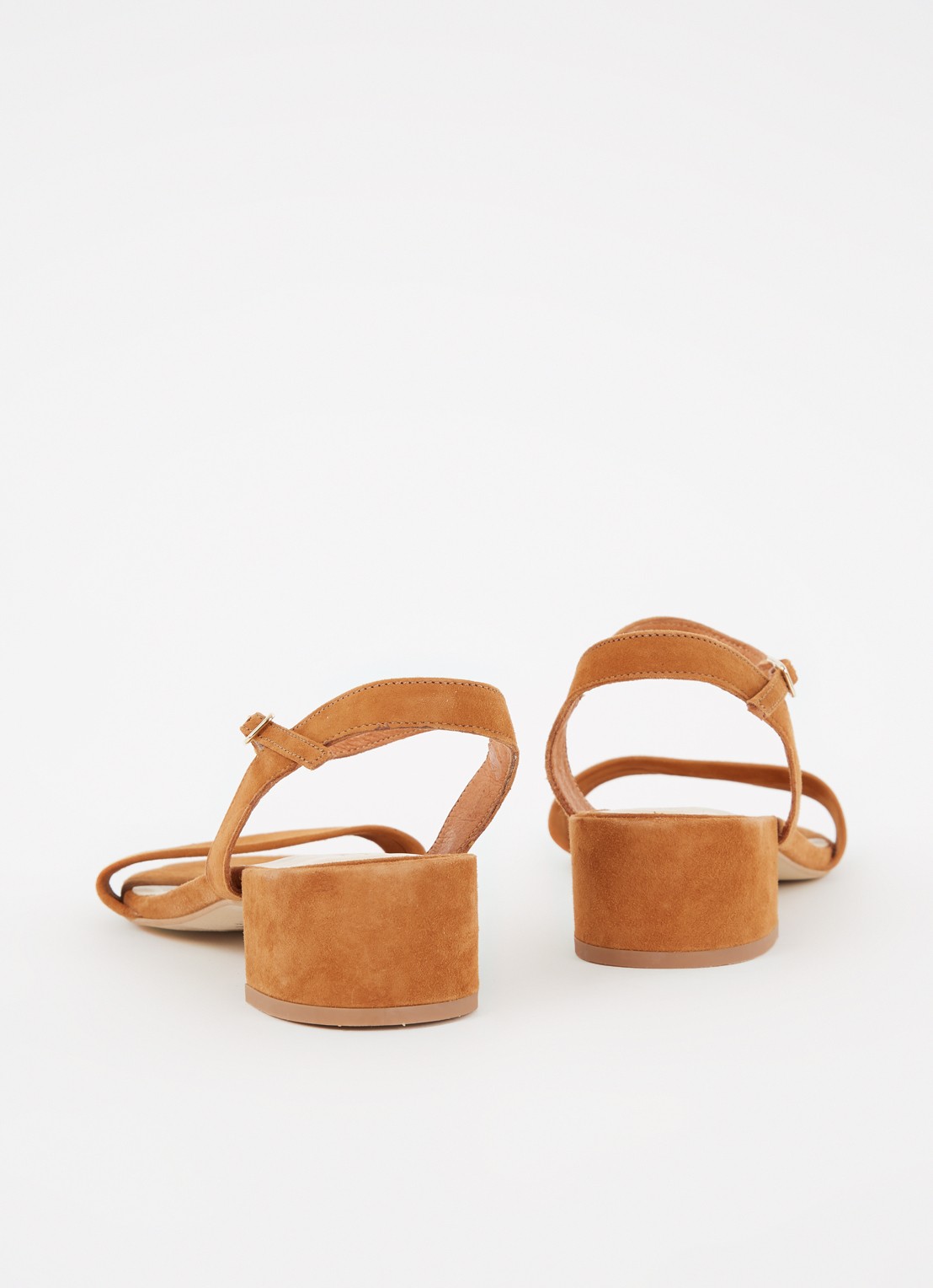 Jonak Via Bis sandalette van suède - detail 4 cognac