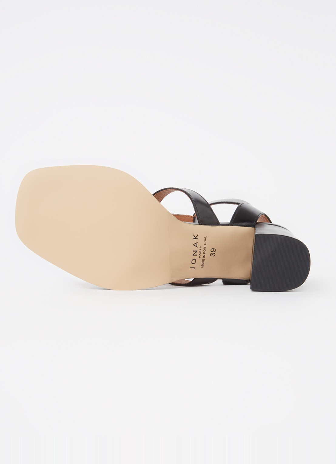 Jonak Vilma sandalette vam kalfsleer - detail 6 zwart