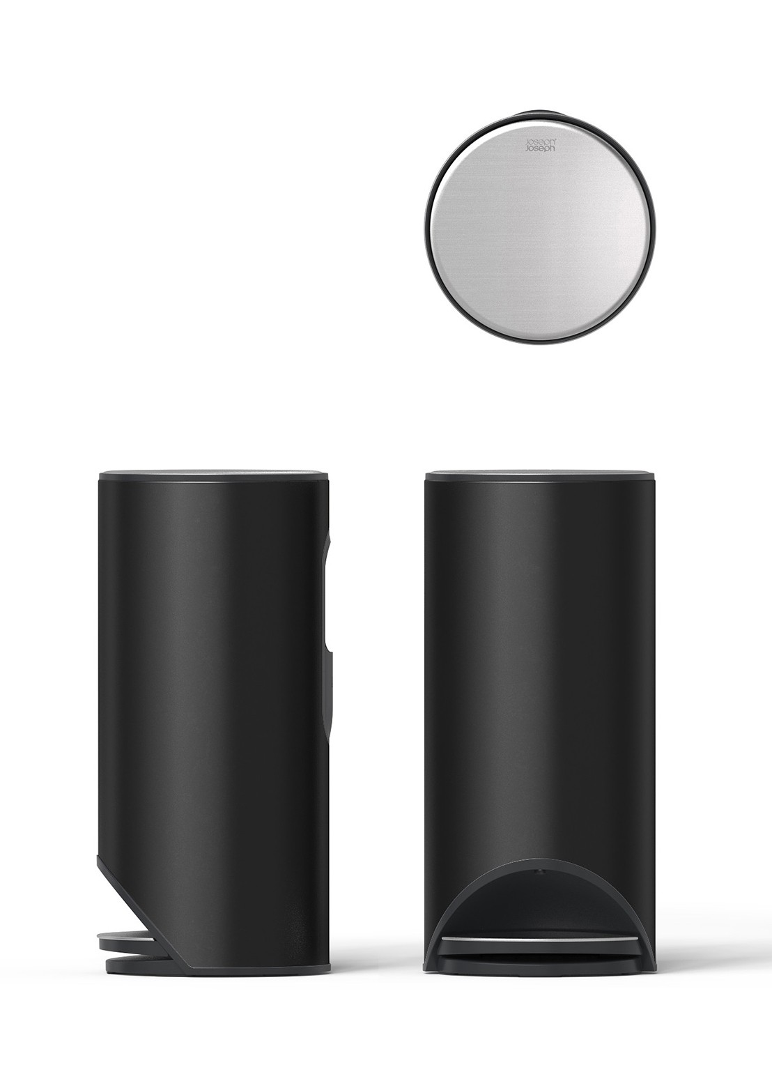 Joseph Joseph Arc prullenbak 30 liter - detail 4 zwart