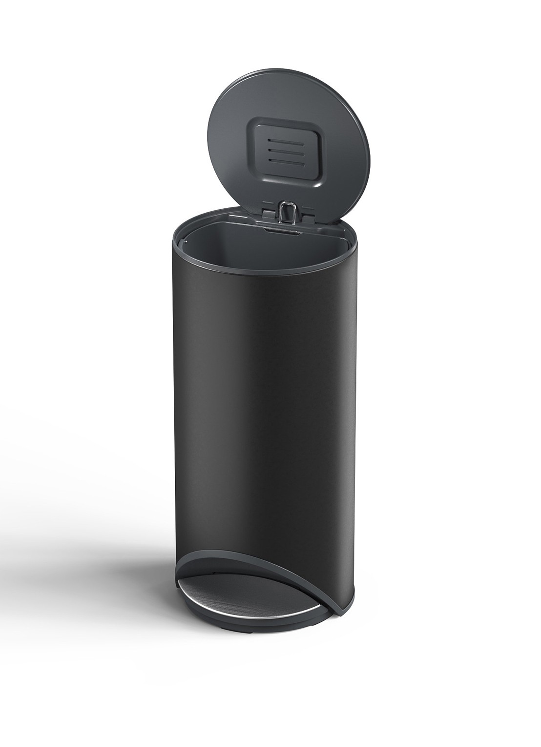 Joseph Joseph Arc prullenbak 30 liter - voorkant 3 zwart