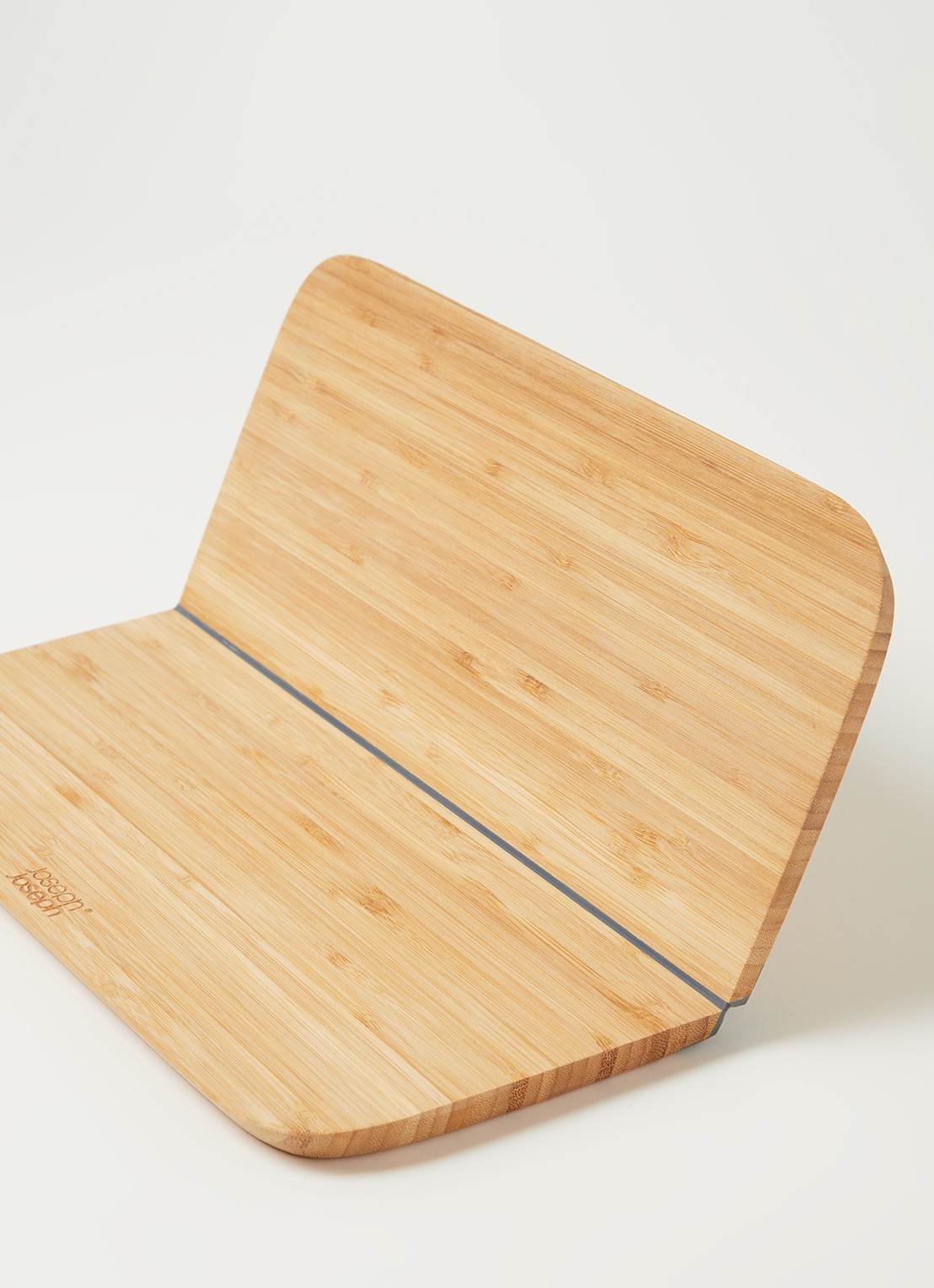 Joseph Joseph Chop2Pot snijplank van bamboe 33 x 27 cm - detail lichtbruin
