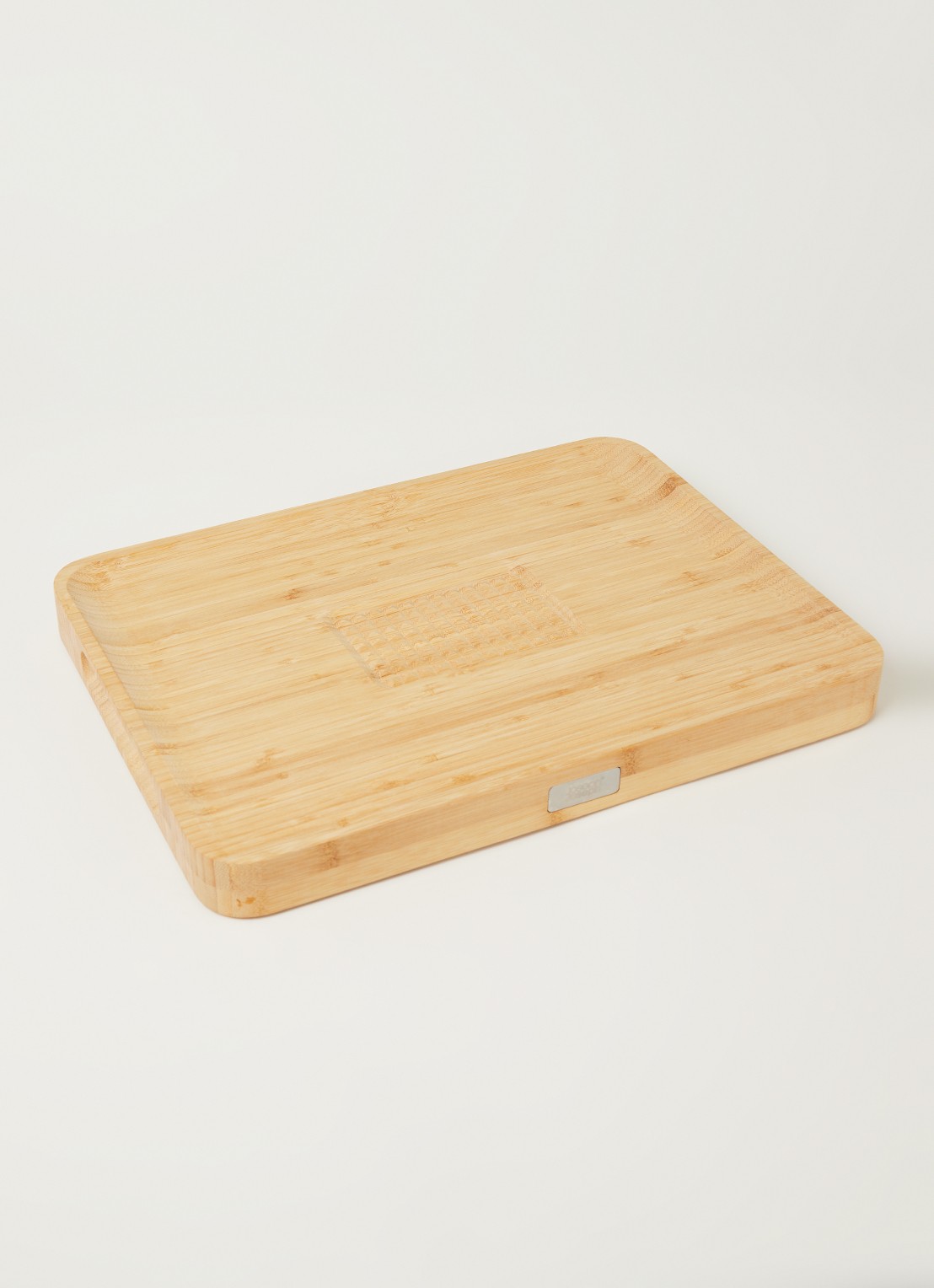 Joseph Joseph Cut & Carve snijplank van hout 40 x 30 cm - voorkant 3 bruin