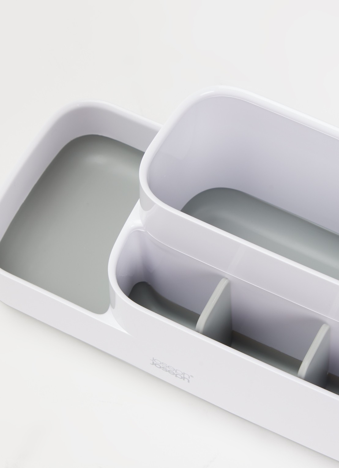 Joseph Joseph EasyStore badkamer organizer 23 x 11 cm  - voorkant 2 wit