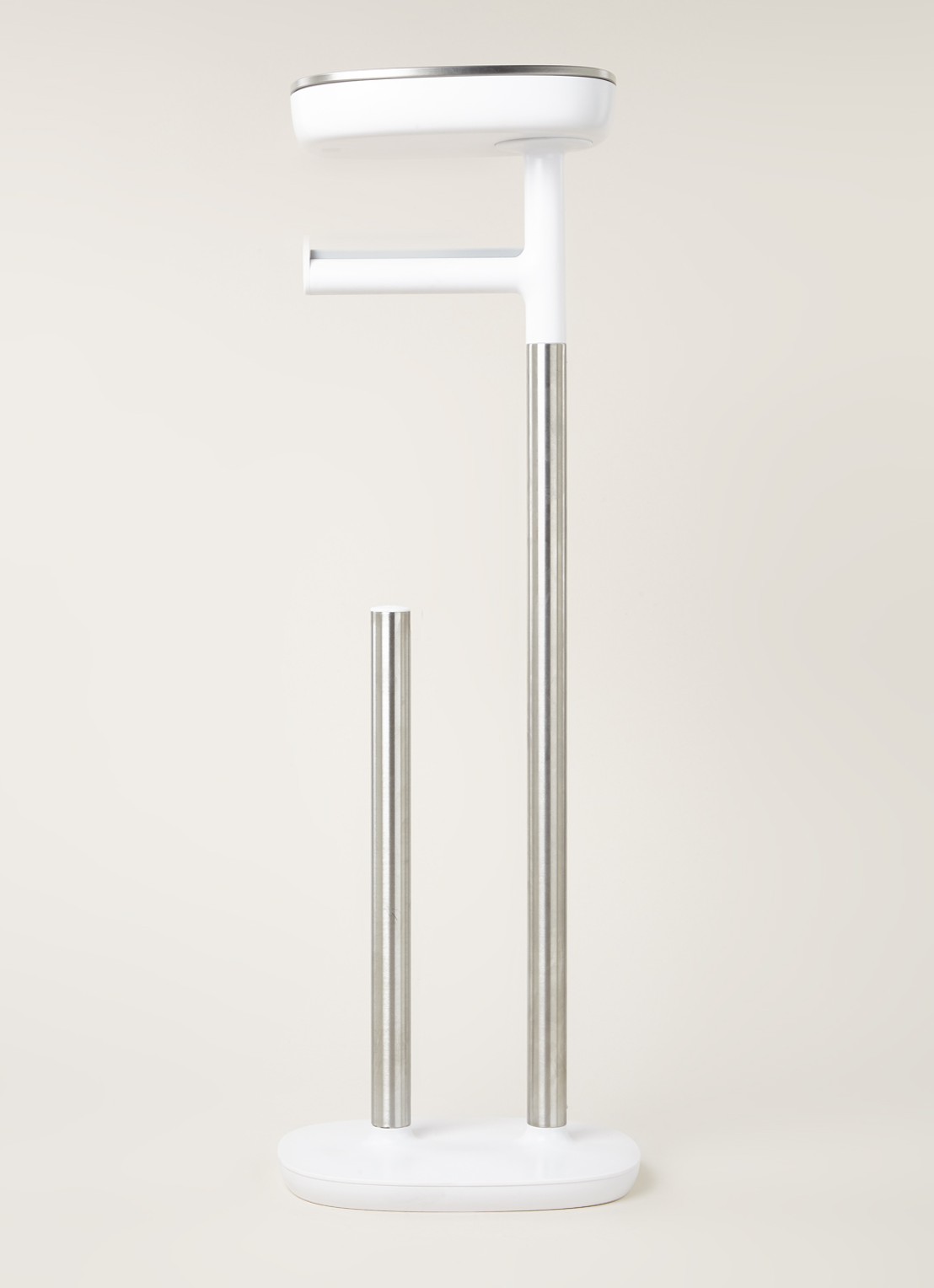 Joseph Joseph EasyStore Butler Plus toiletrolhouder - voorkant 3 zilver