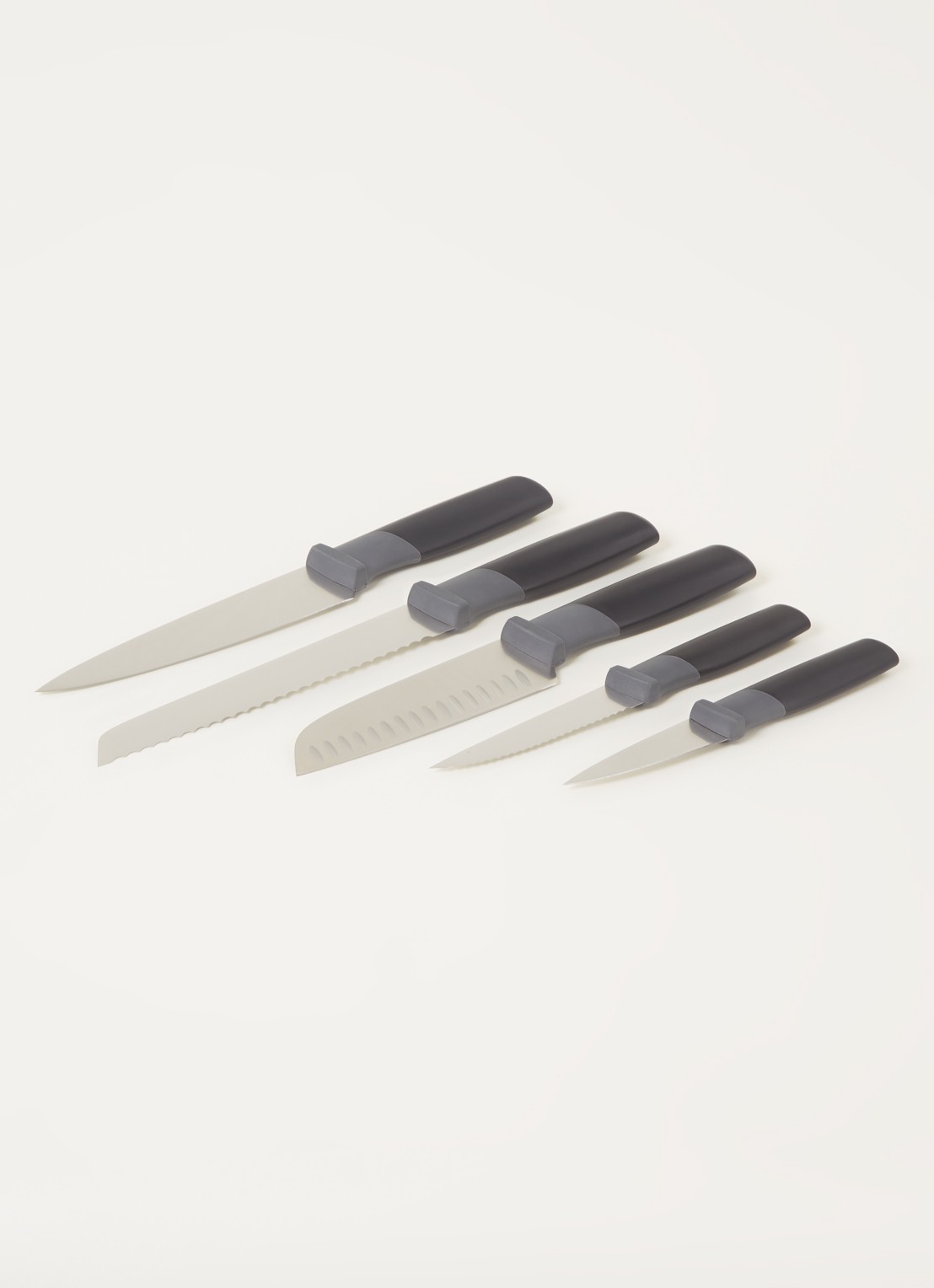 Joseph Joseph Elevate messenblok met messenset 6-delig  - voorkant 2 zwart