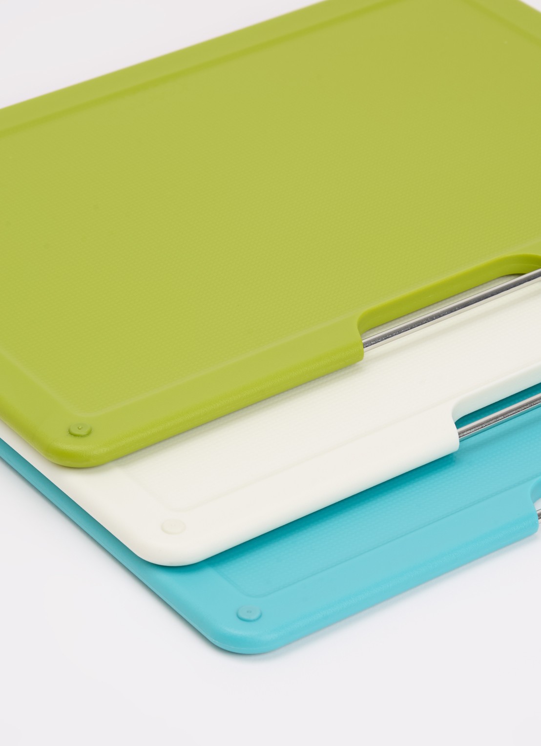 Joseph Joseph Folio Slim snijplank met houder set van 3  - voorkant 2 multicolor