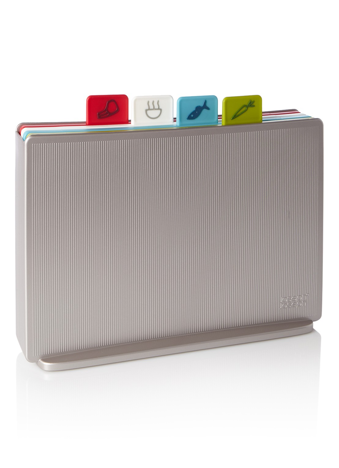 Joseph Joseph Index snijplank 31 x 21 cm set van 4 - voorkant multicolor