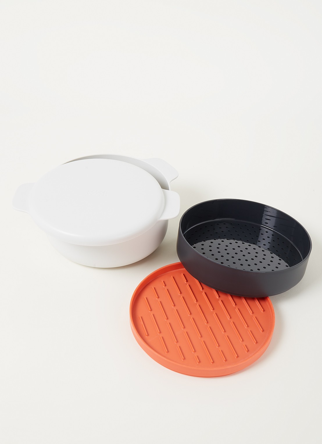 Joseph Joseph M-Cuisine kookset voor magnetron 4-delig - detail 3 lichtgrijs