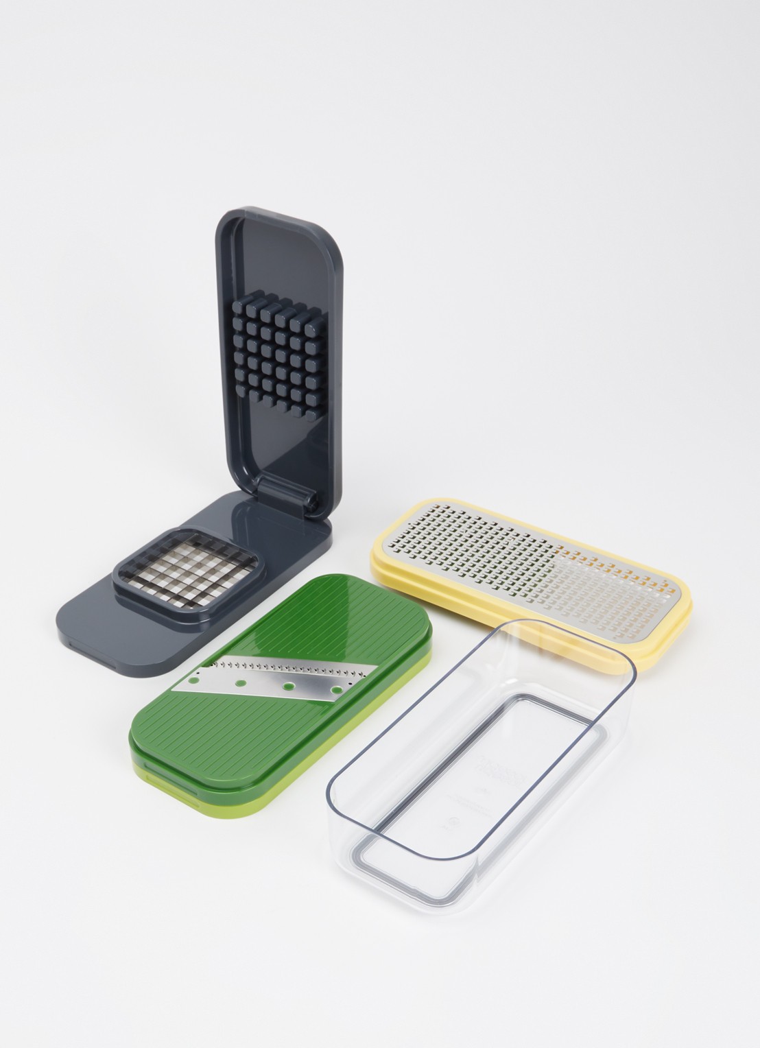 Joseph Joseph Multi-Prep Compact rasp 4-delig - voorkant 2 groen