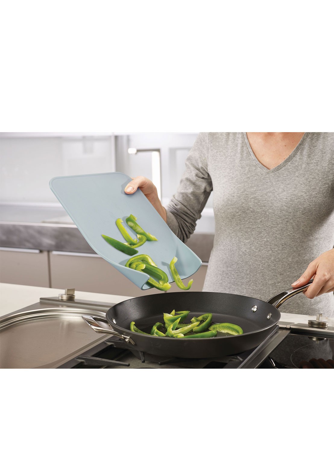 Joseph Joseph Nest Chop snijplank set van 3 - voorkant 3 multicolor