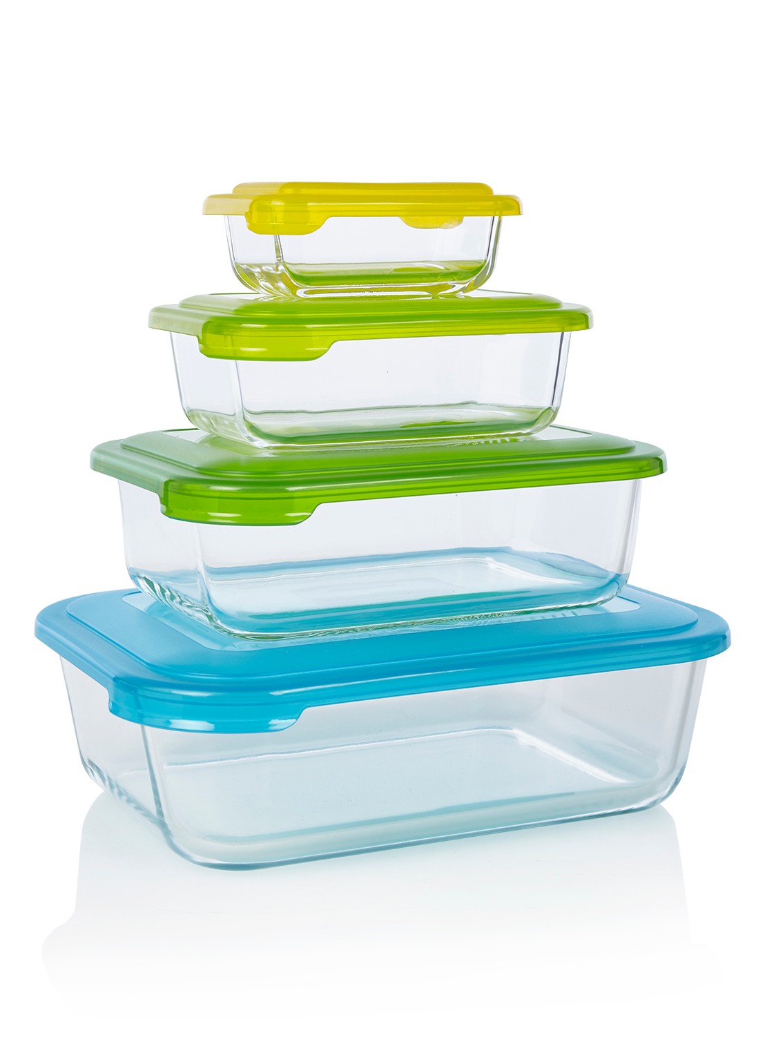 Joseph Joseph Nest ovenschaal set van 4 - voorkant transparant