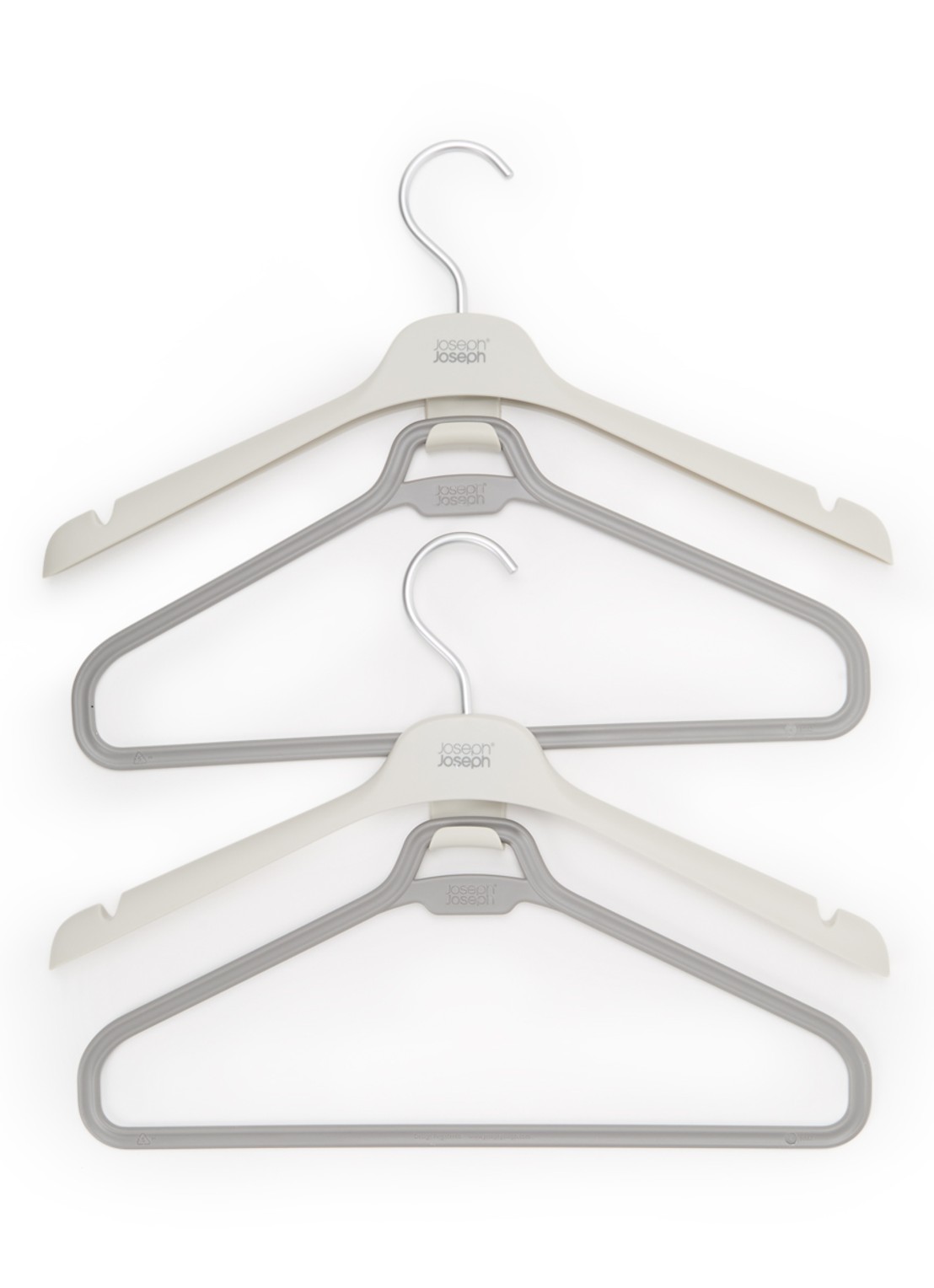 Joseph Joseph Orderly hanger set van 2 - voorkant grijs