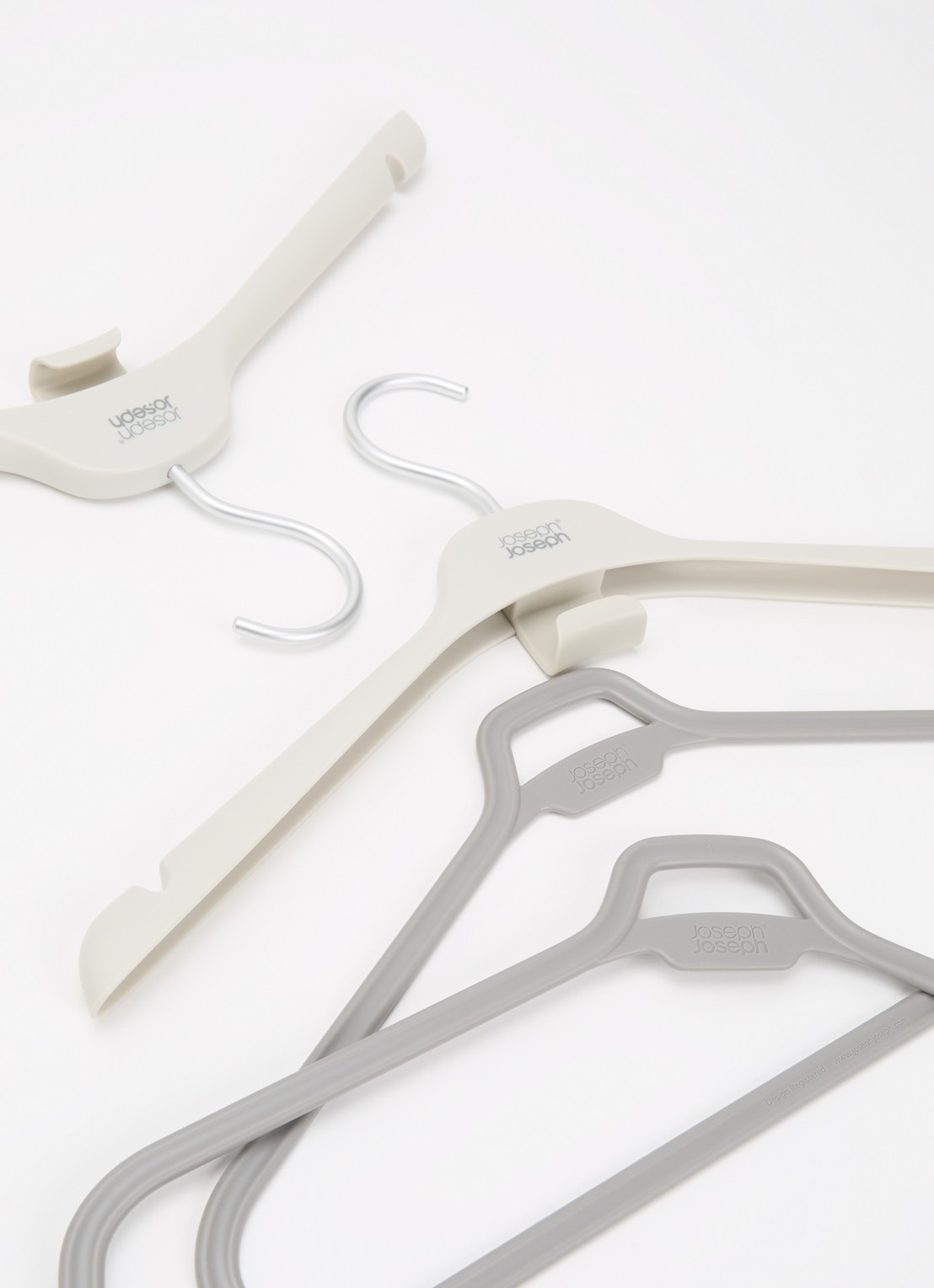 Joseph Joseph Orderly hanger set van 2 - voorkant 2 grijs