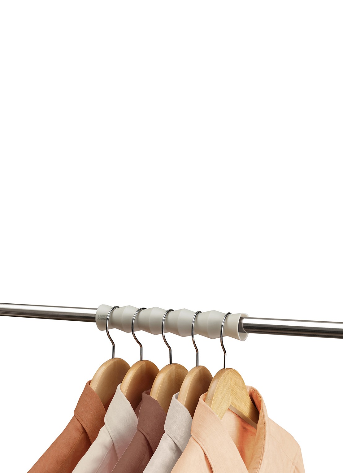 Joseph Joseph Orderly kledingstang afstandhouder set van 2 - achterkant 7 beige