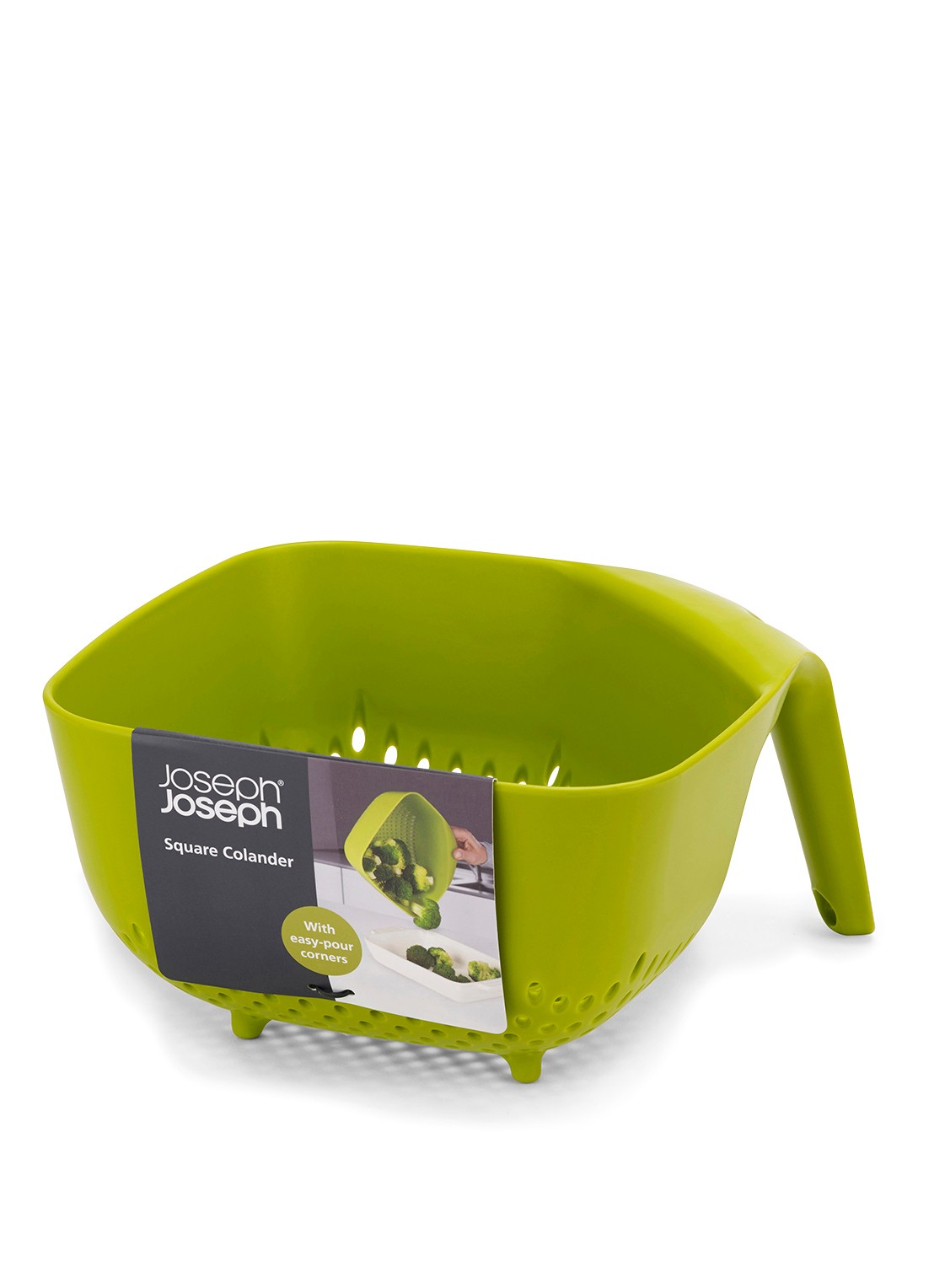 Joseph Joseph Square vergiet 24,5 cm - achterkant groen
