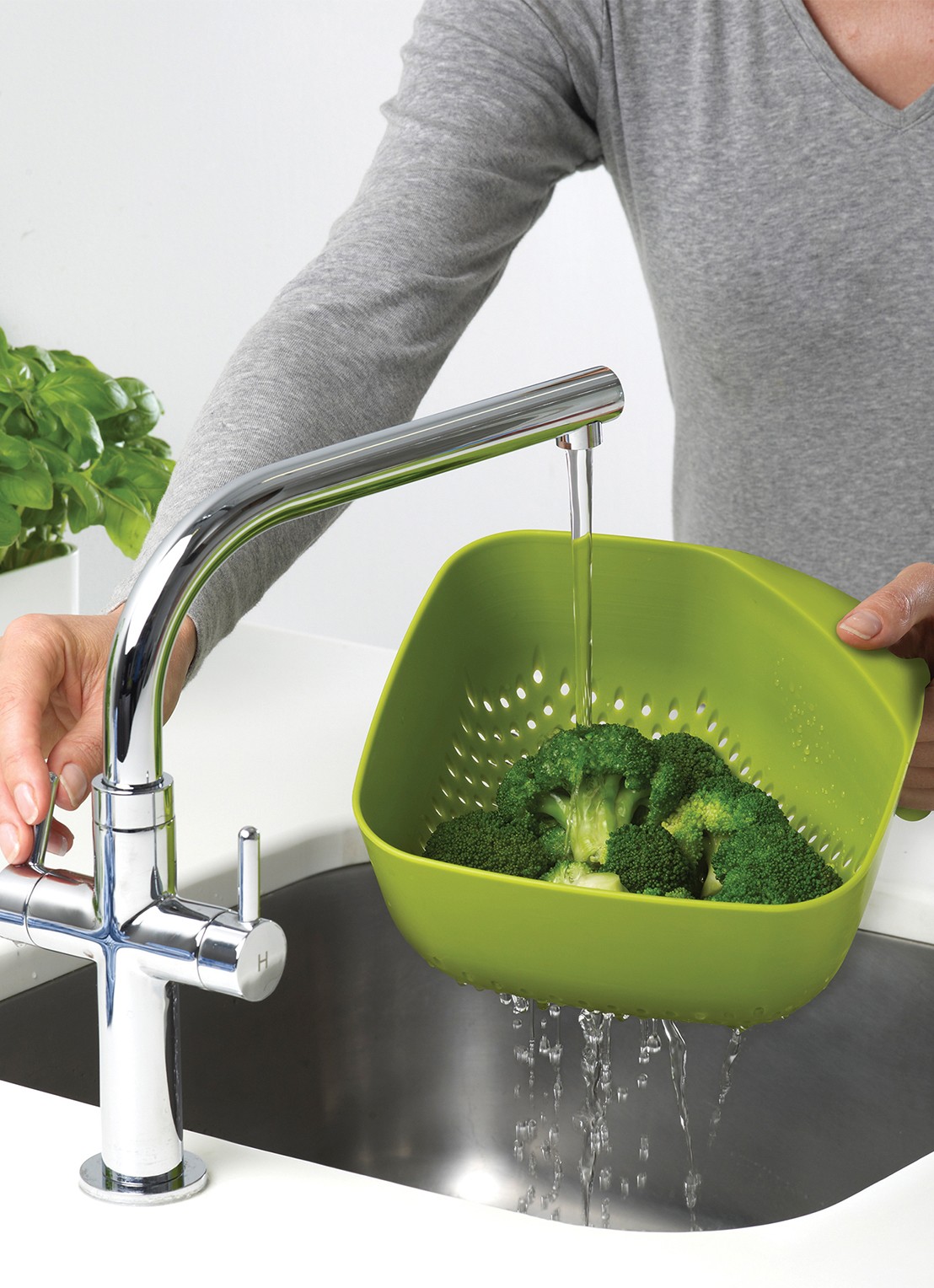 Joseph Joseph Square vergiet 24,5 cm - detail 4 groen