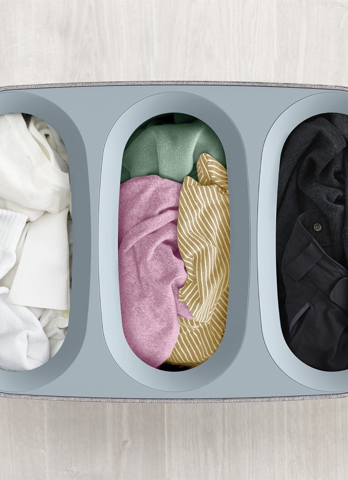 Joseph Joseph Tota Trio wasmand 71 cm - detail grijs