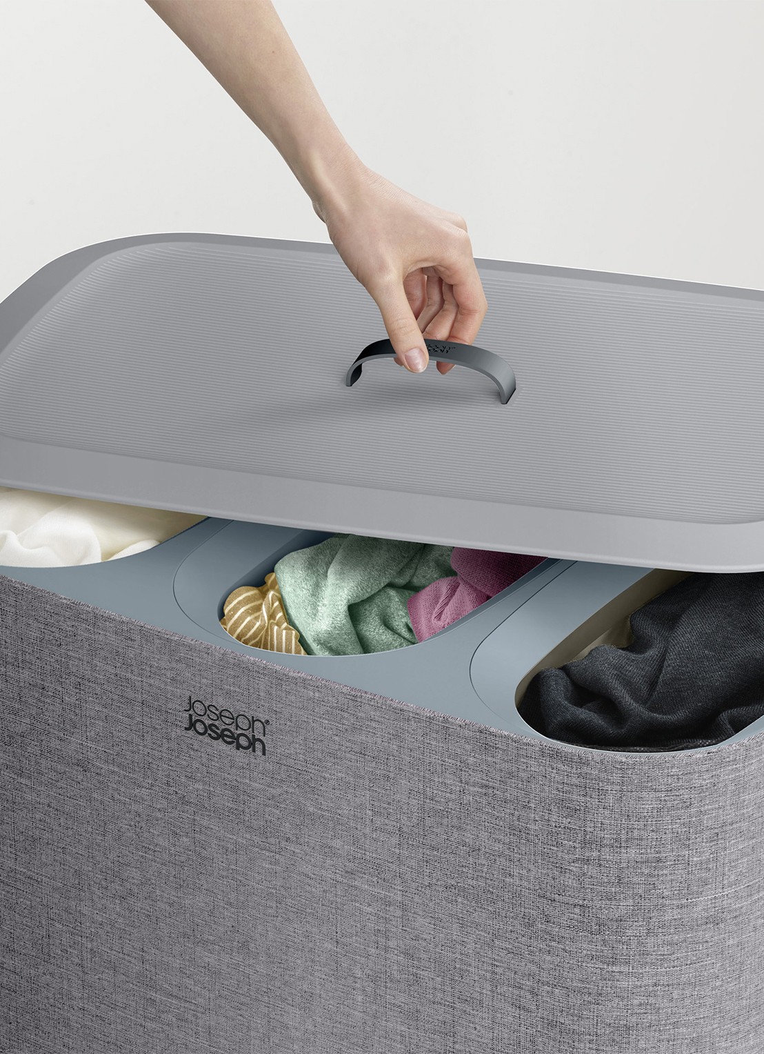 Joseph Joseph Tota Trio wasmand 71 cm - detail 2 grijs