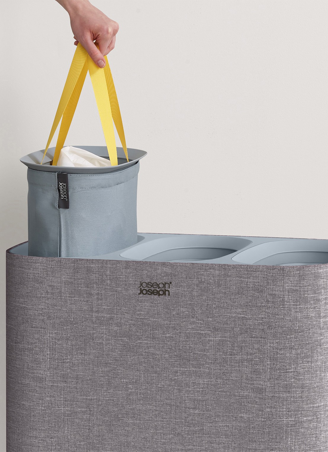 Joseph Joseph Tota Trio wasmand 71 cm - detail 4 grijs
