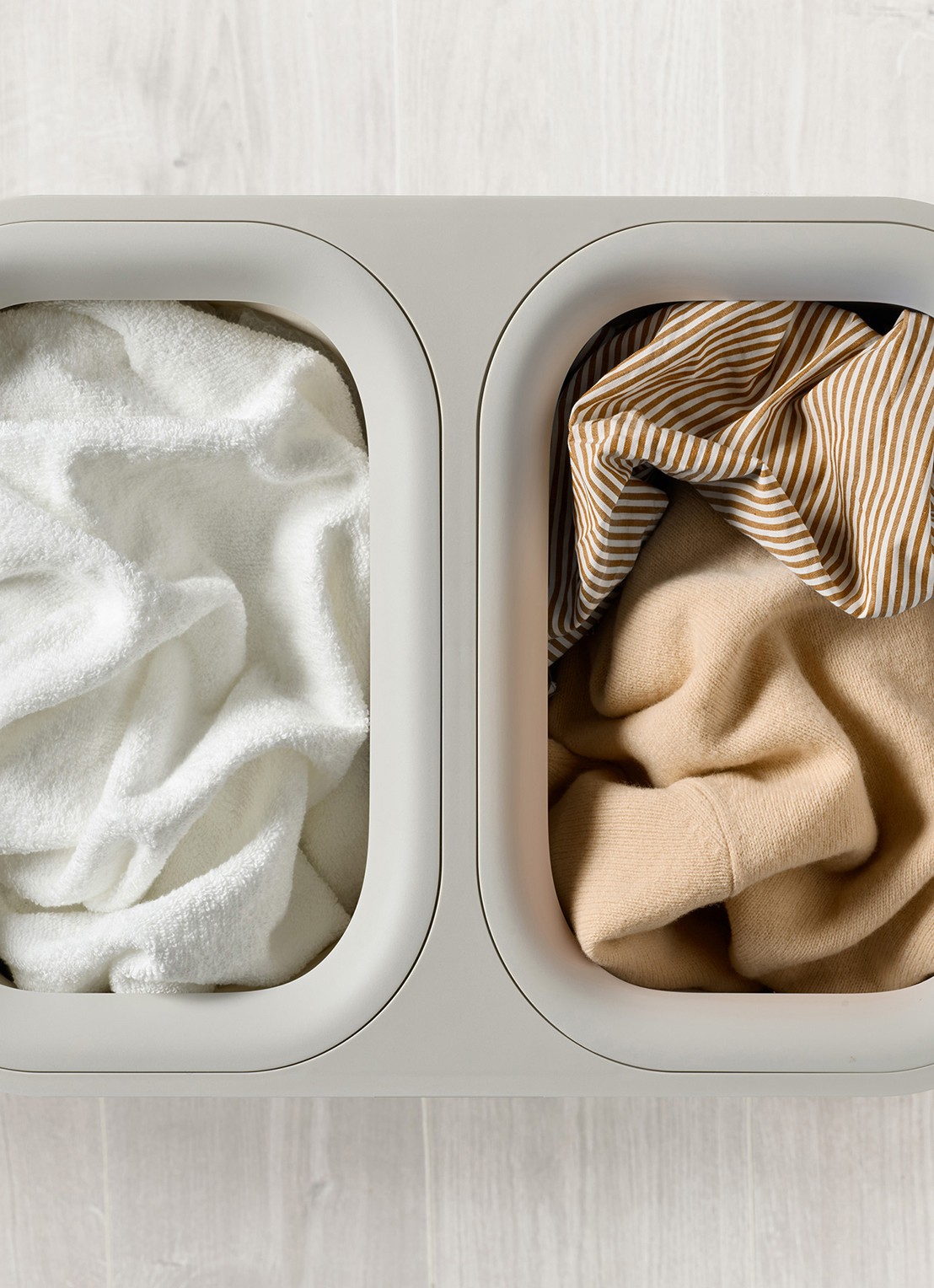 Joseph Joseph Tota Twin Luxe wasmand 73,5 cm - detail 4 beige