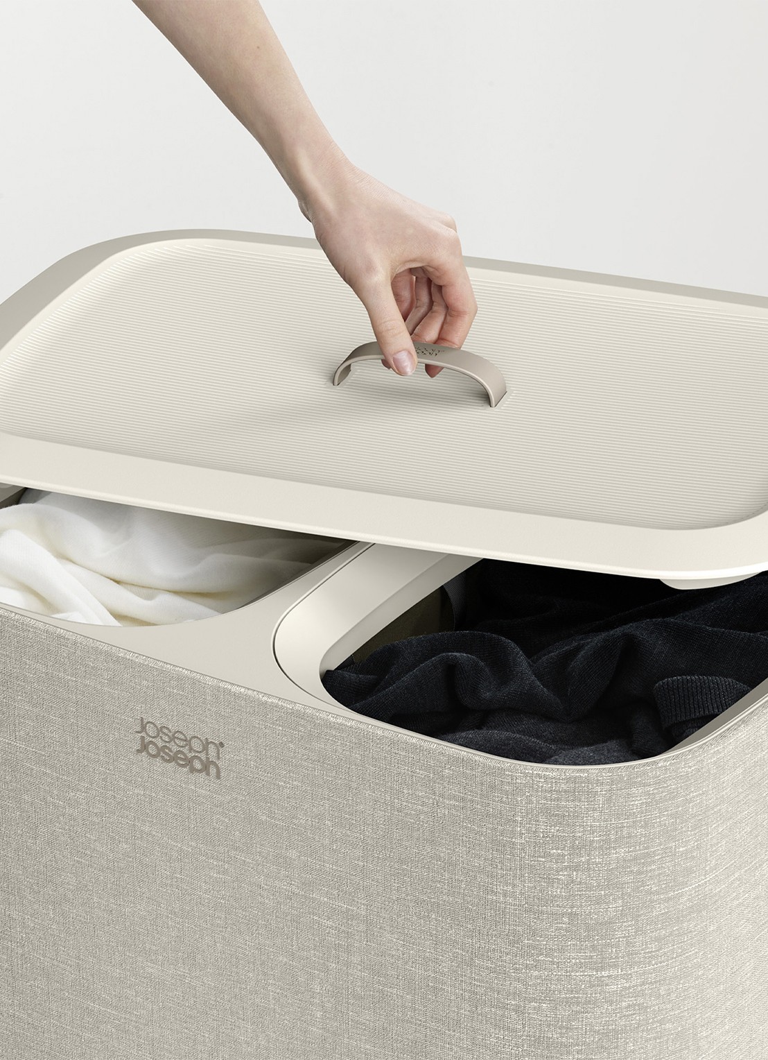 Joseph Joseph Tota wasmand 71 cm - detail beige
