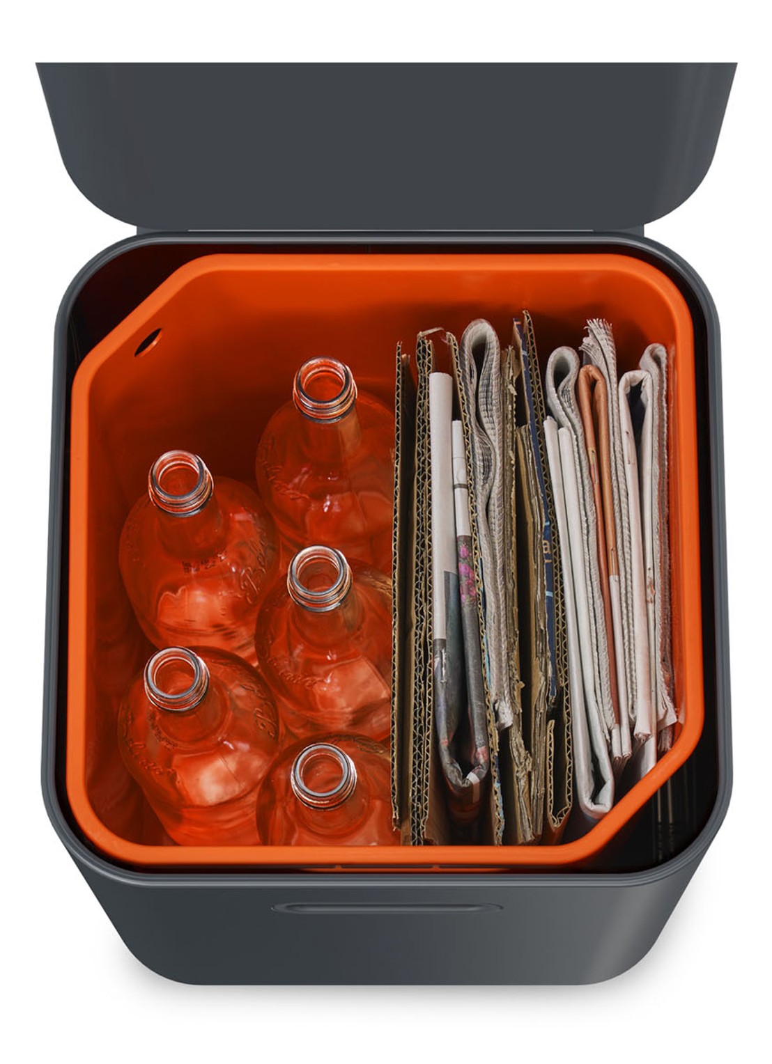 Joseph Joseph Totem Compact prullenbak 40 liter - detail 3 donkergrijs