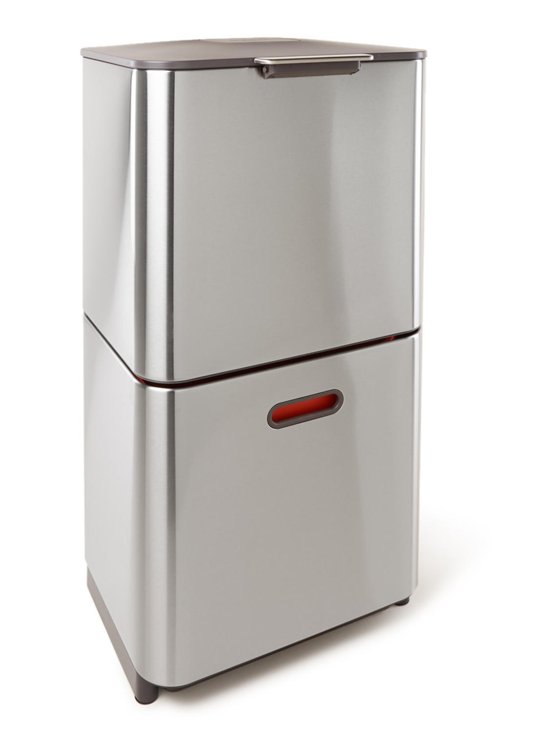 Joseph Joseph Totem Max prullenbak 60 liter - voorkant 2 zilver