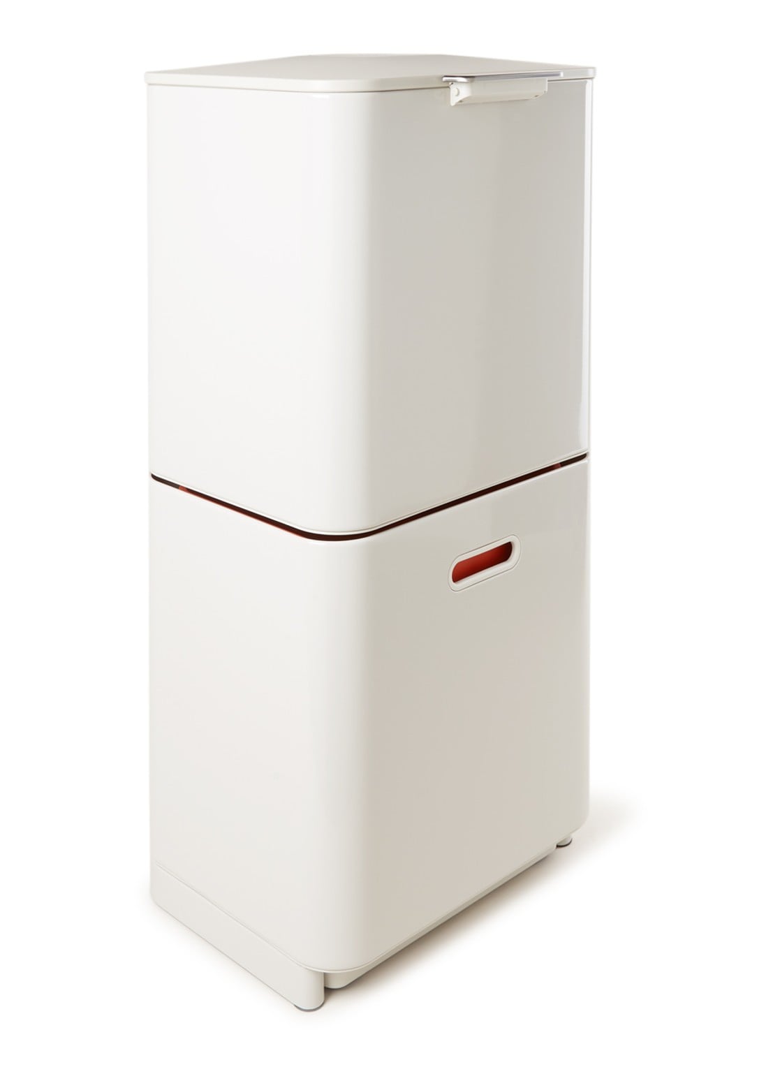 Joseph Joseph Totem Max prullenbak 60 liter - voorkant 2 lichtgrijs