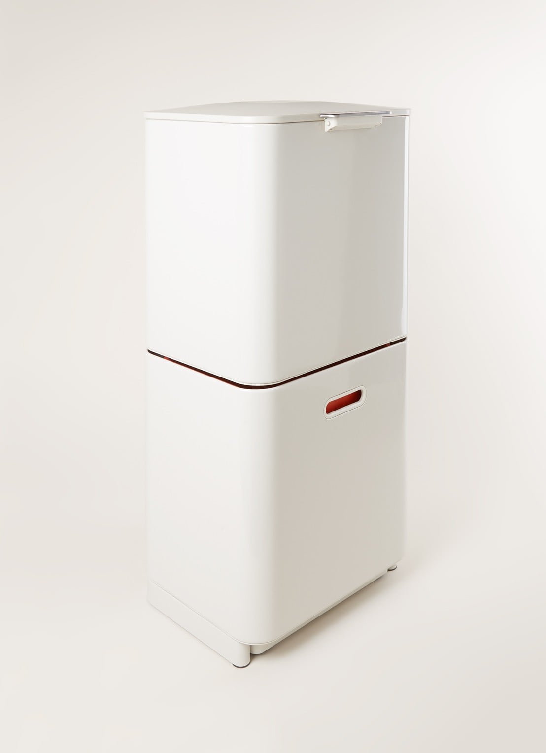 Joseph Joseph Totem Max prullenbak 60 liter - voorkant 3 lichtgrijs