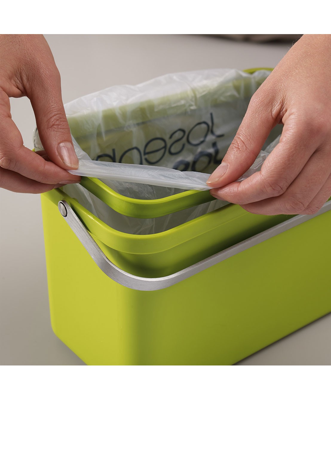 Joseph Joseph Totem vuilniszak 4 liter - detail 2 wit