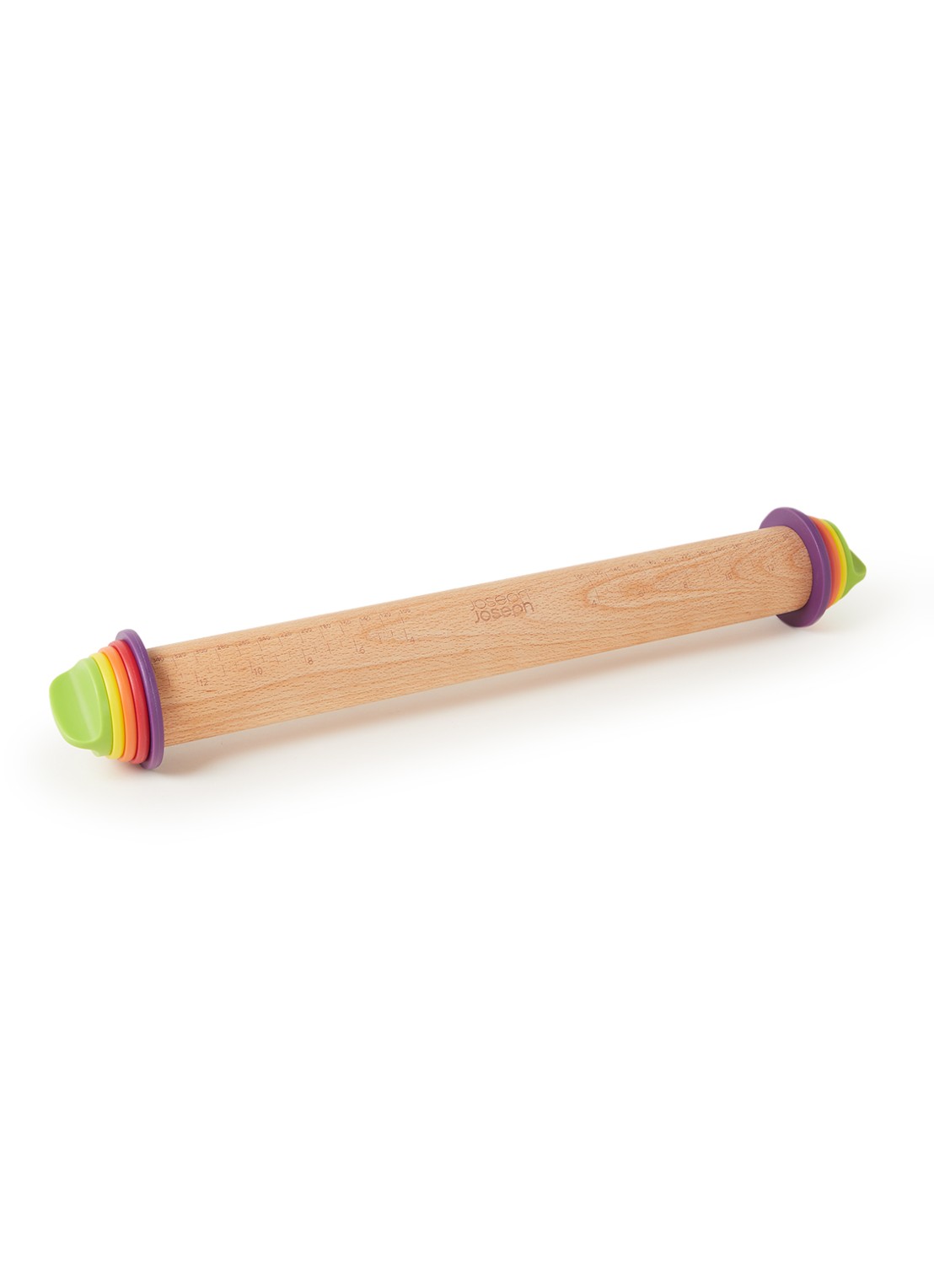 Joseph Joseph Verstelbare deegroller 42 cm - voorkant bruin