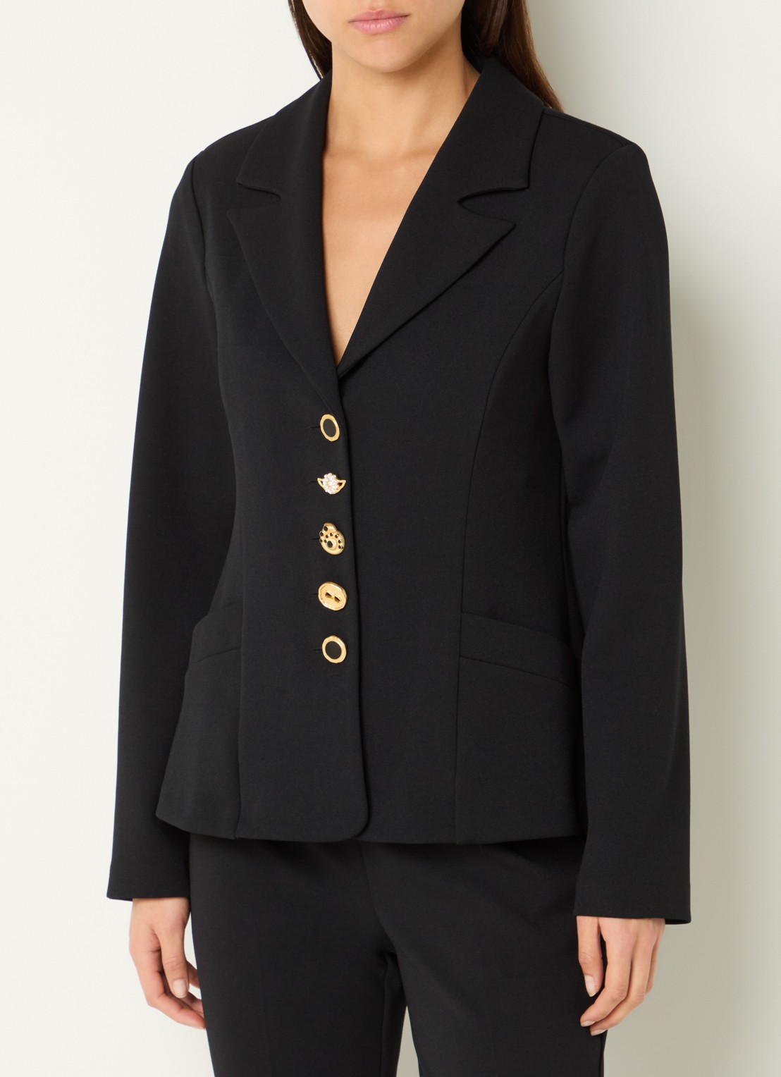 Joseph Ribkoff Blazer met steekzakken - detail zwart