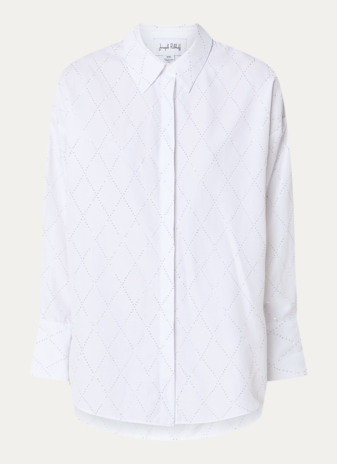 Joseph Ribkoff Blouse met strass - voorkant 3 wit