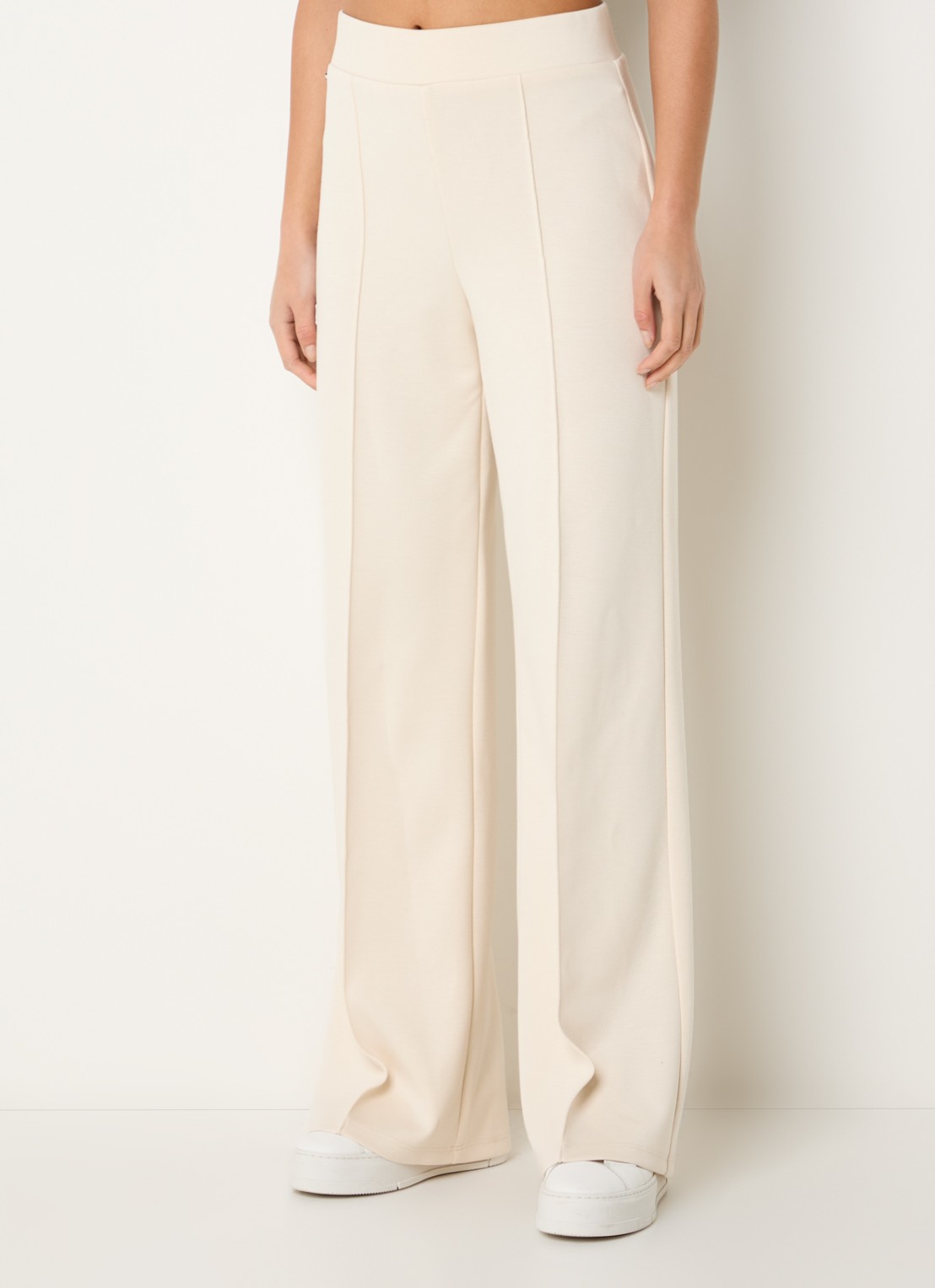 Joseph Ribkoff High waist wide fit pantalon met stretch - detail 4 rood