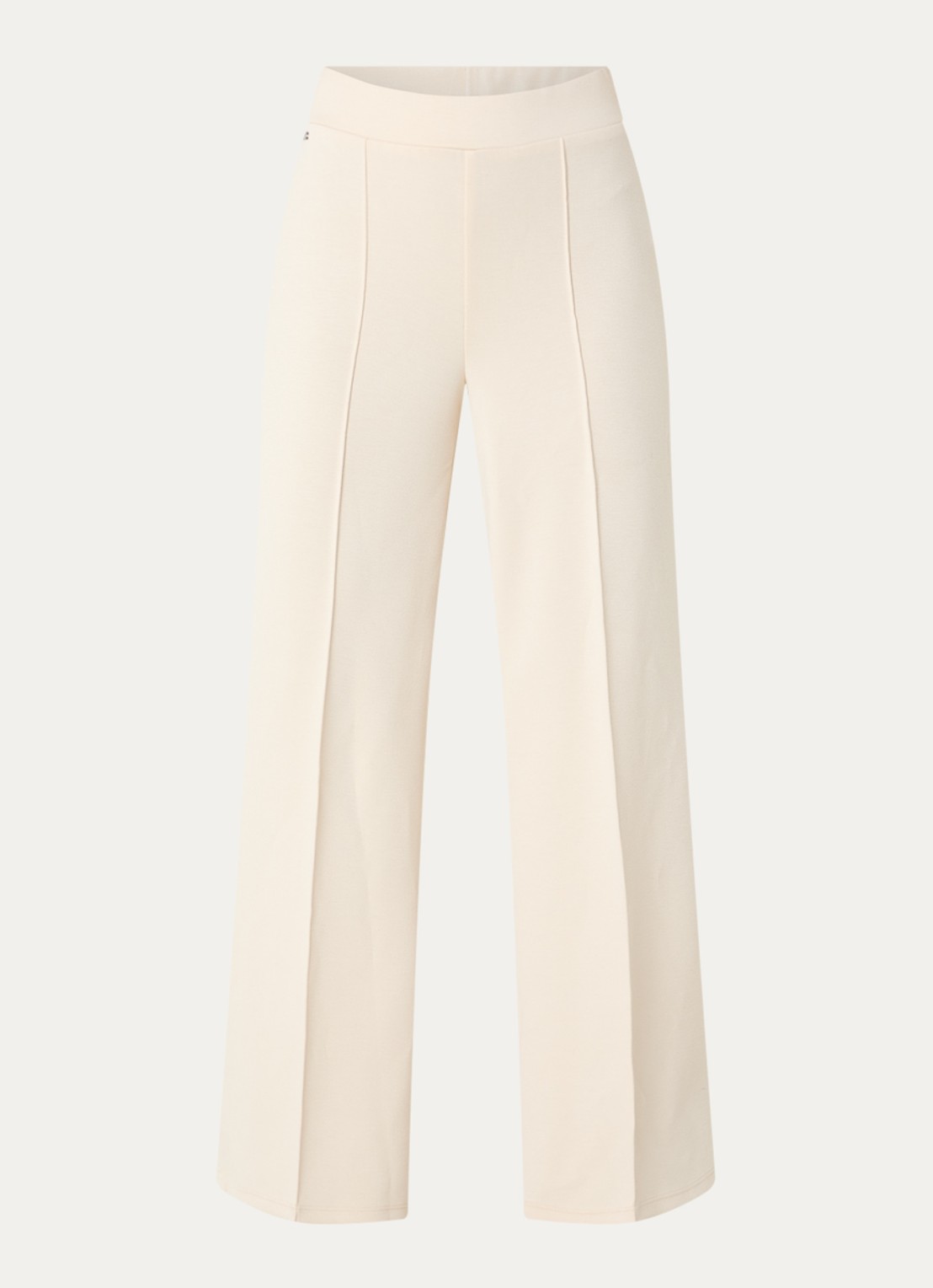 Joseph Ribkoff High waist wide fit pantalon met stretch - voorkant 2 rood