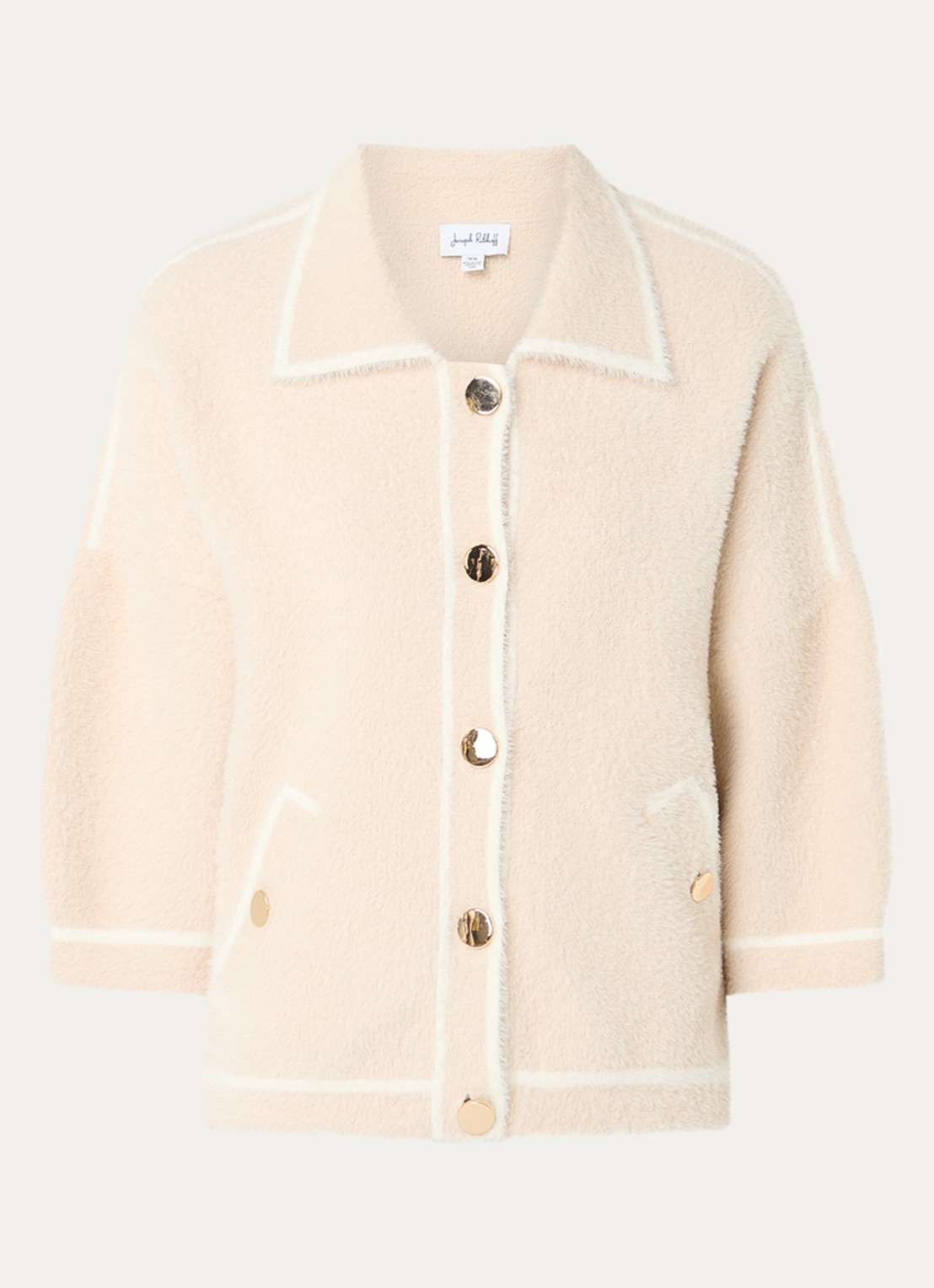 Joseph Ribkoff Jack met steekzakken - voorkant 3 beige
