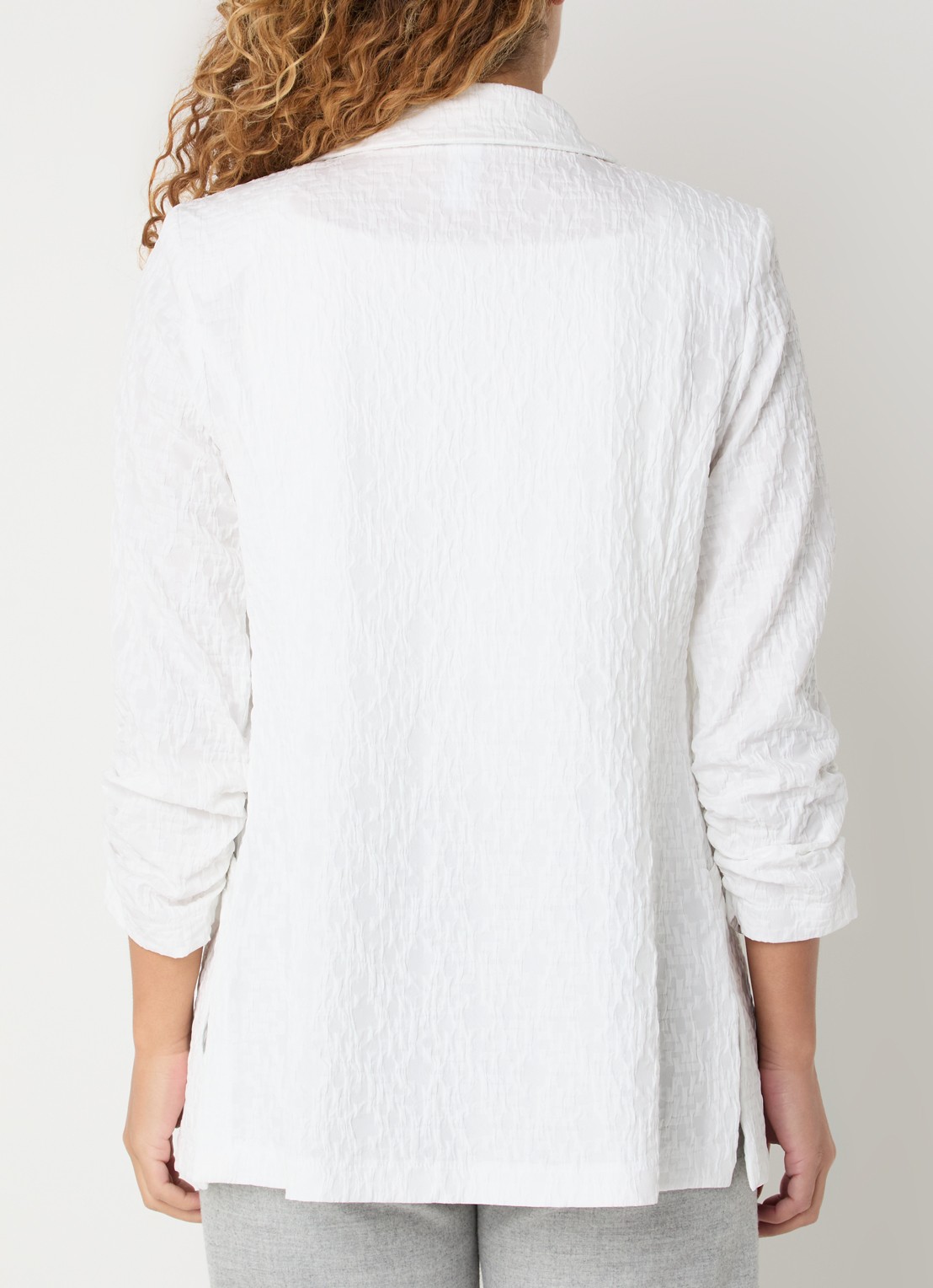 Joseph Ribkoff Oversized blazer met structuur - achterkant wit