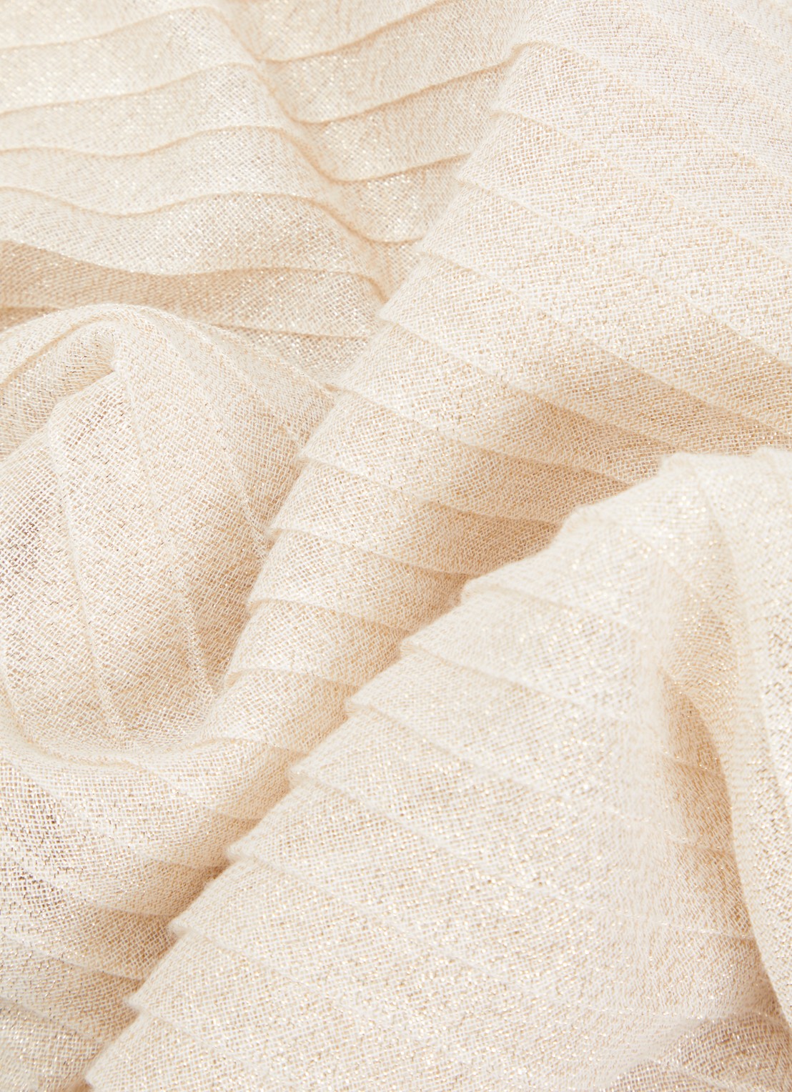 Joseph Ribkoff Sjaal met glitter 180 x 65 cm - detail 2 beige