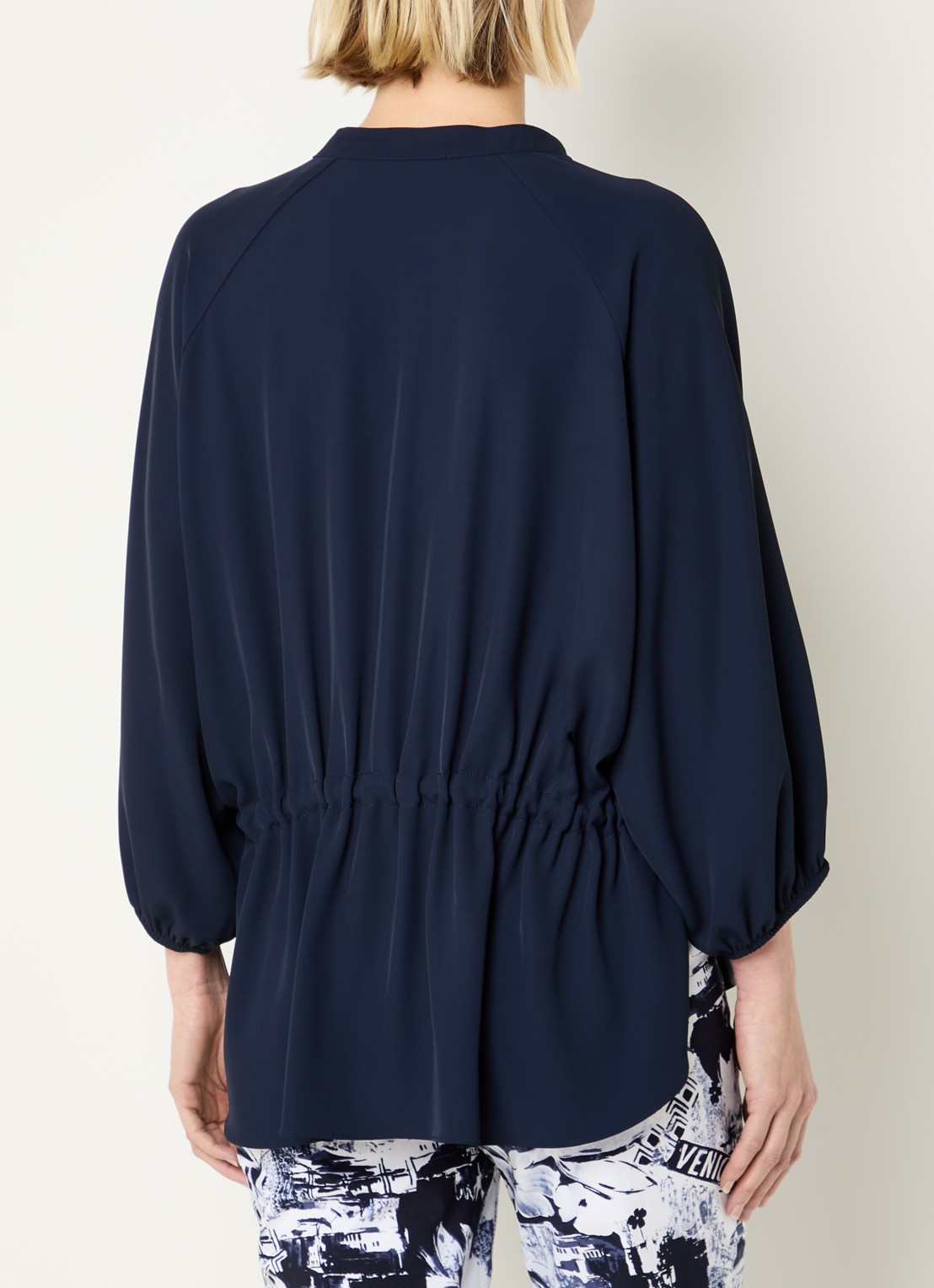 Joseph Ribkoff Tuniek met V-hals - achterkant donkerblauw