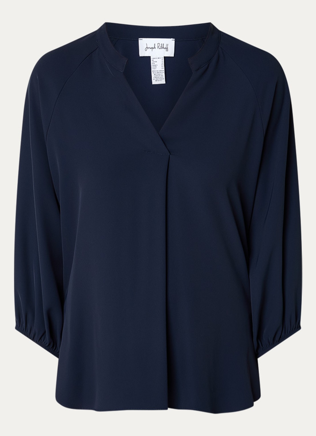 Joseph Ribkoff Tuniek met V-hals - voorkant 2 donkerblauw