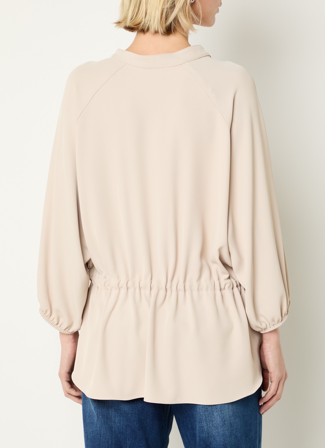 Joseph Ribkoff Tuniek met V-hals - achterkant creme